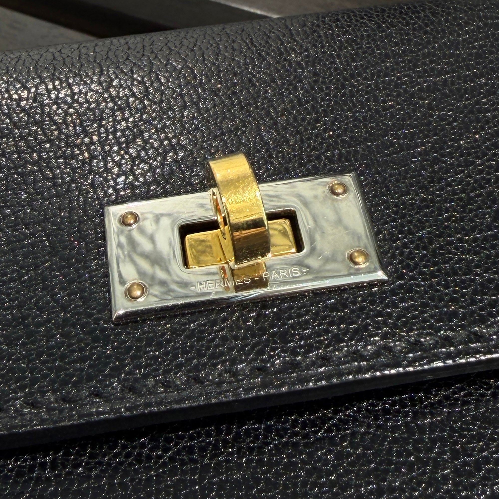 HERMES Kelly Pocket Slim Wallet W刻印 エルメス ケリーポケットスリムウォレット