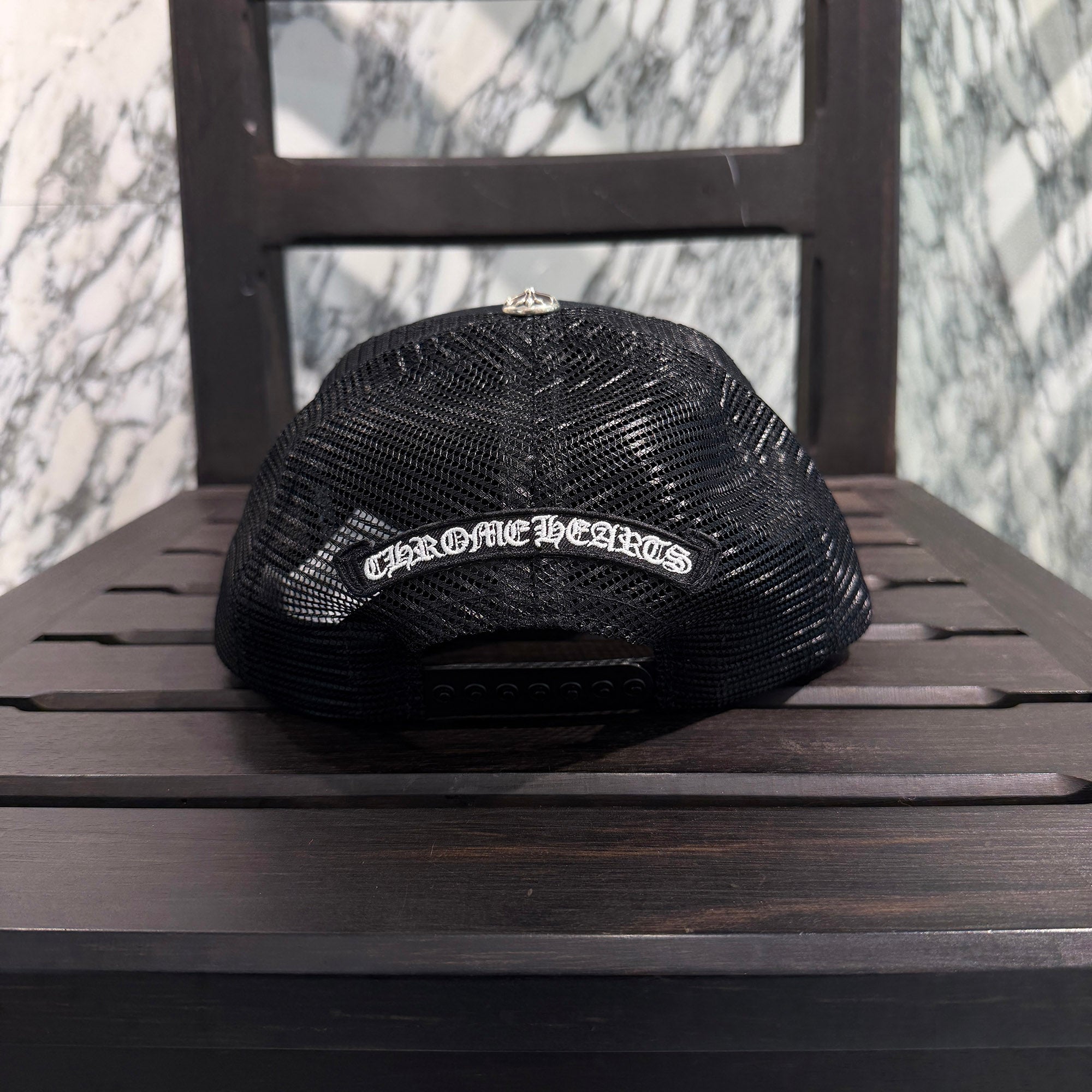 CHROME HEARTS Triple Cross Patch Trucker Cap ONE SIZE (51-61) クロムハーツ トリプルクロスパッチ トラッカーキャップ ONE SIZE (51-61)