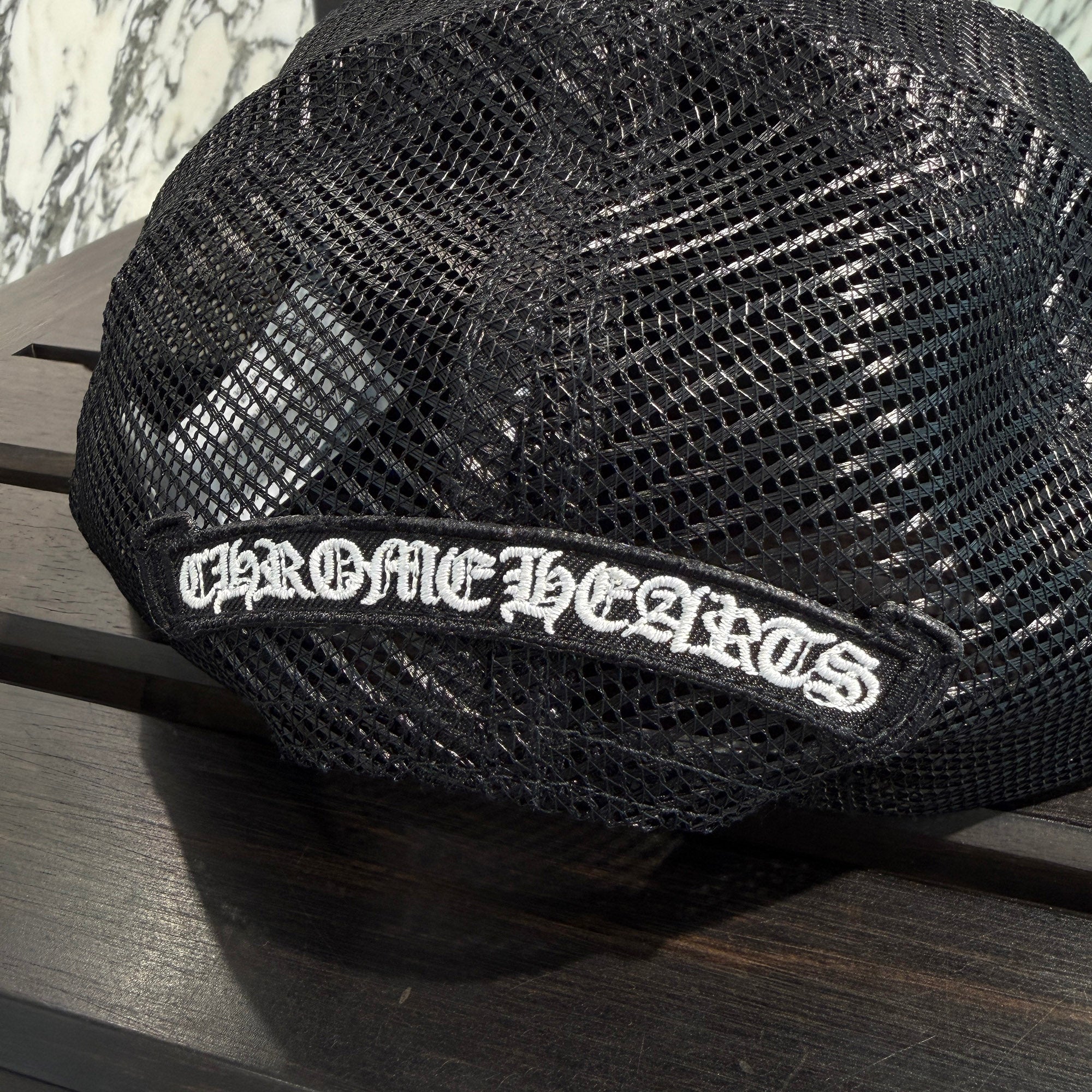 CHROME HEARTS Triple Cross Patch Trucker Cap ONE SIZE (51-61