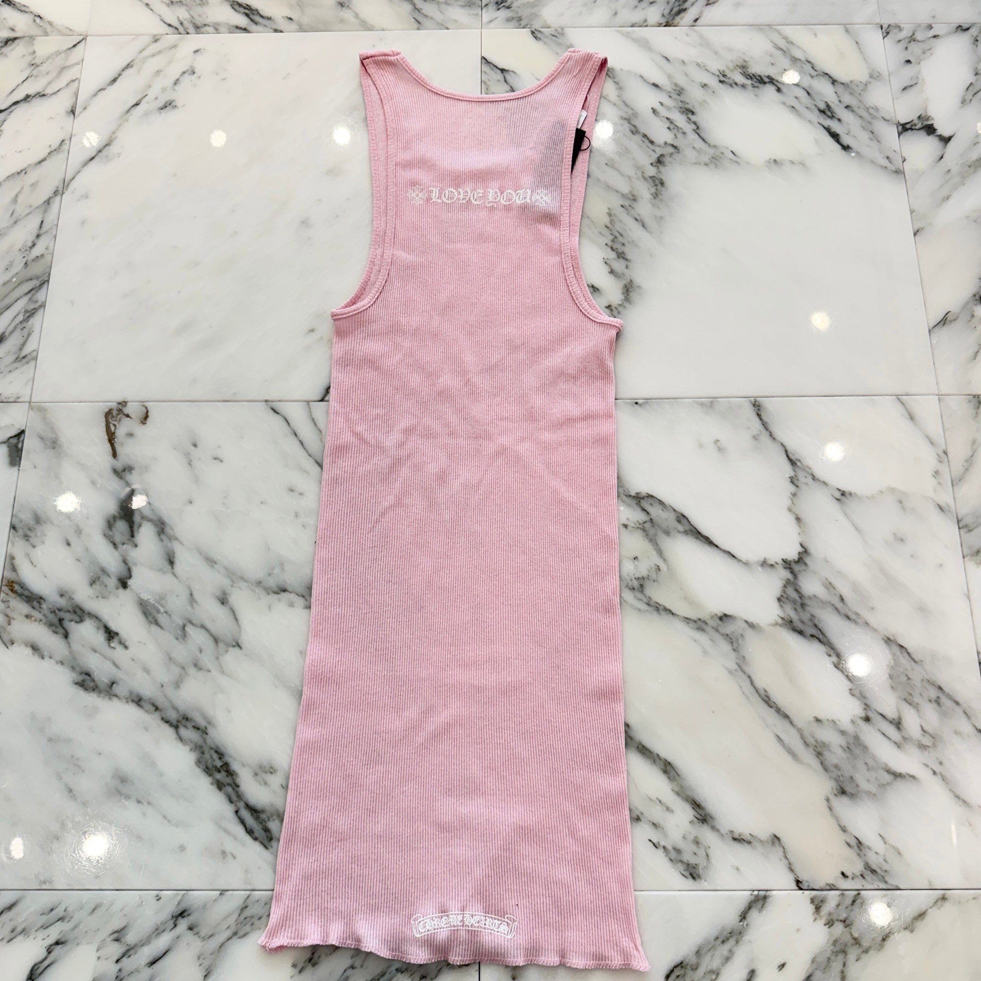 CHROME HEARTS Love You Rib Tank Top Size L クロムハーツ ラブユー リブ タンクトップ サイズL