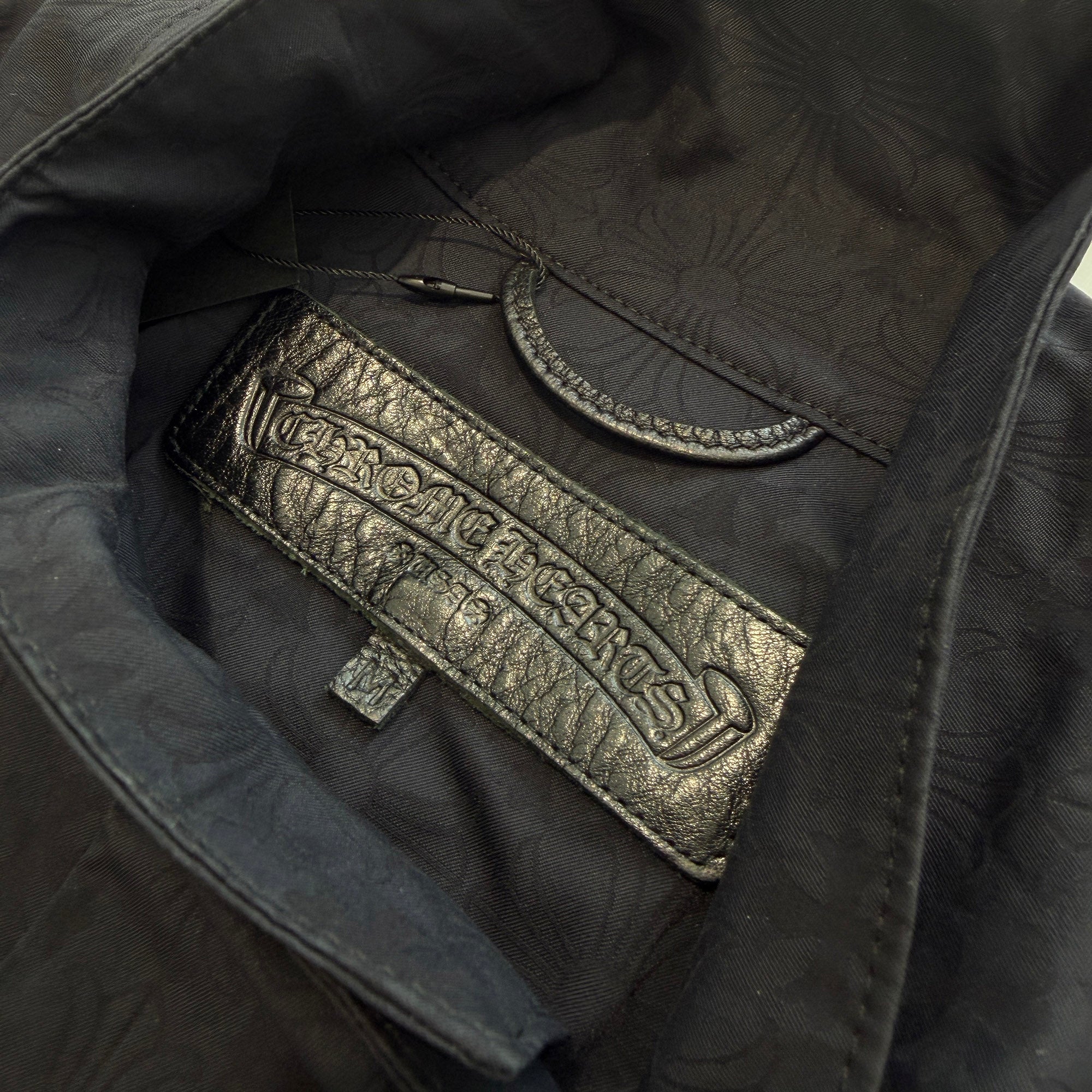 CHROME HEARTS Y NOT U Match Point Back USA Arch Logo Nylon Jacket Size M クロムハーツ ワイノット Uマッチポイント バックUSAアーチロゴ ナイロンジャケット サイズM