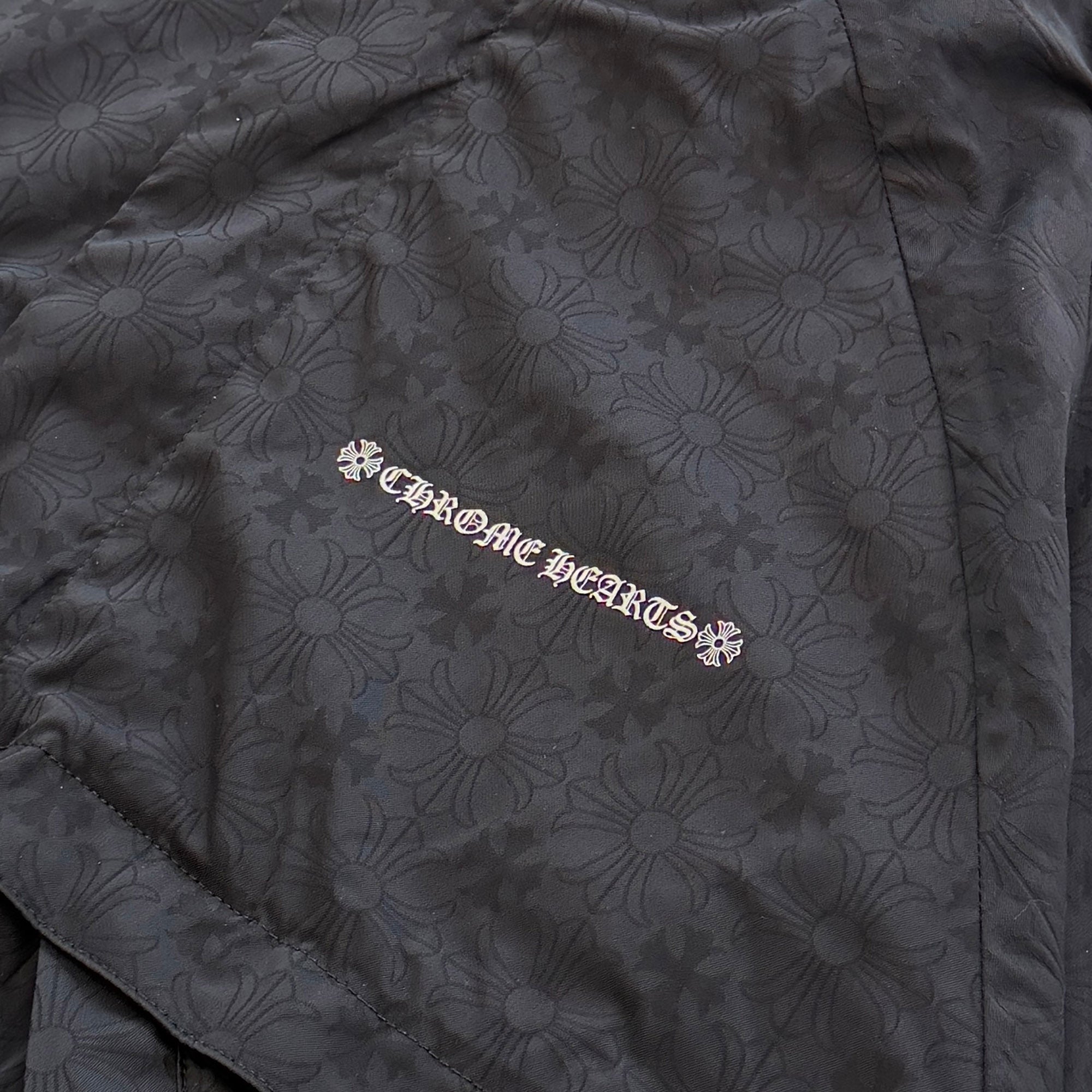 CHROME HEARTS Y NOT U Match Point Back USA Arch Logo Nylon Jacket Size M クロムハーツ ワイノット Uマッチポイント バックUSAアーチロゴ ナイロンジャケット サイズM