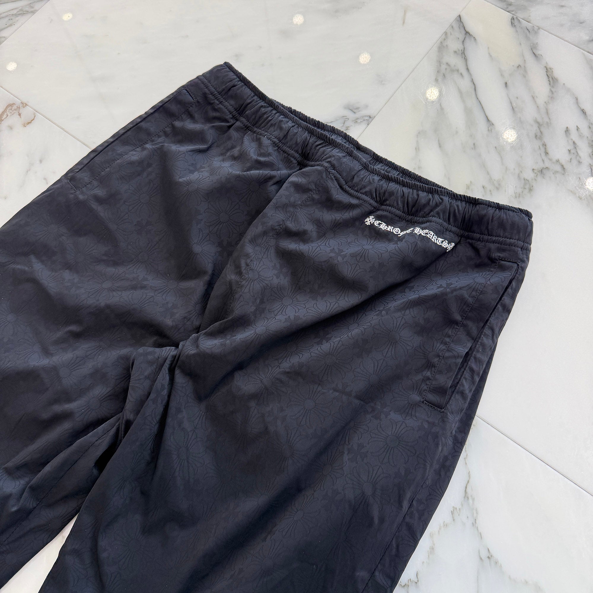 CHROME HEARTS TRASH PICK UP CH Plus Track Nylon Pants Size S クロムハーツ トラッシュピックアップ CHプラス トラック ナイロンパンツ サイズS
