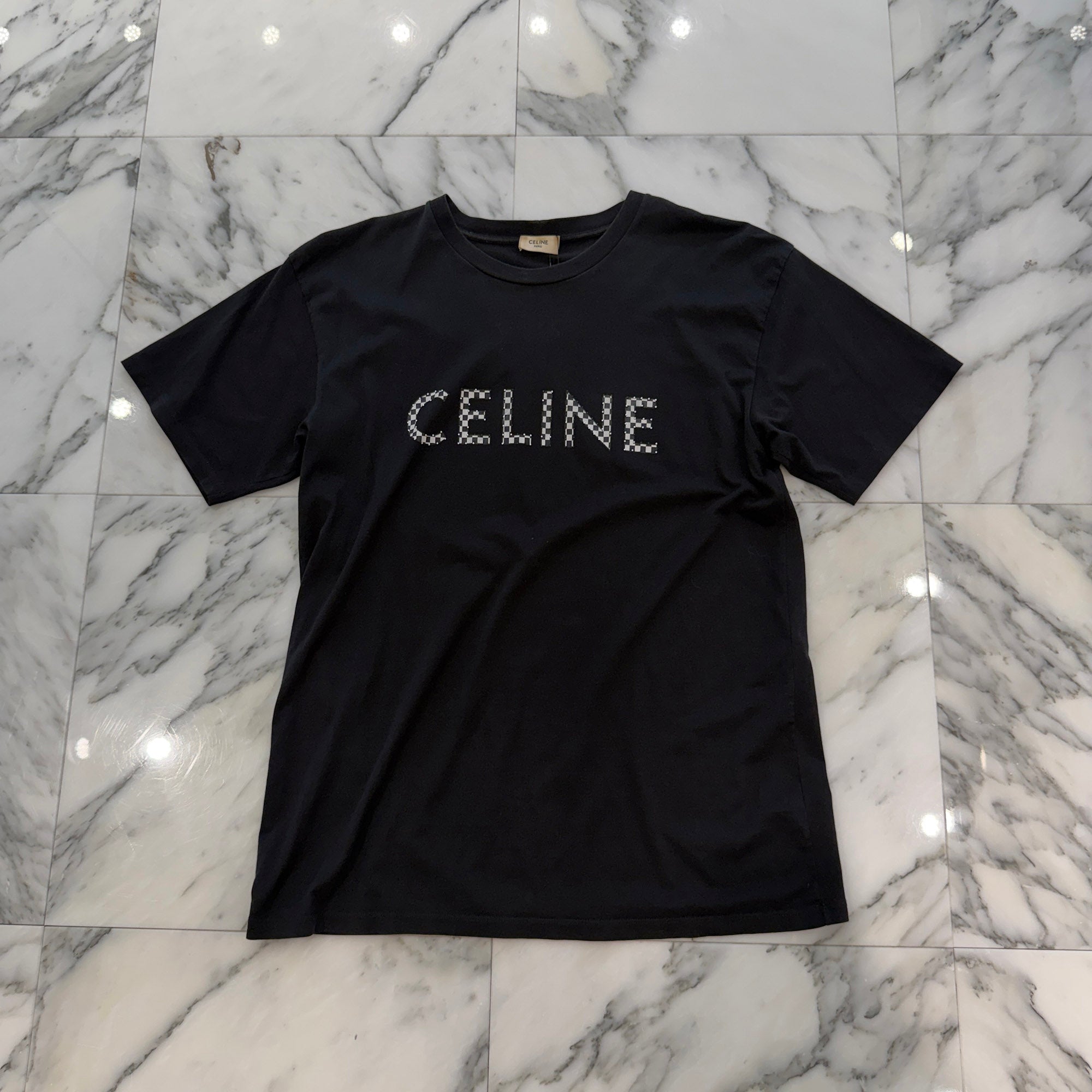 CELINE セリーヌ ロゴTシャツ 黒XS セリーヌ 【公式通販】