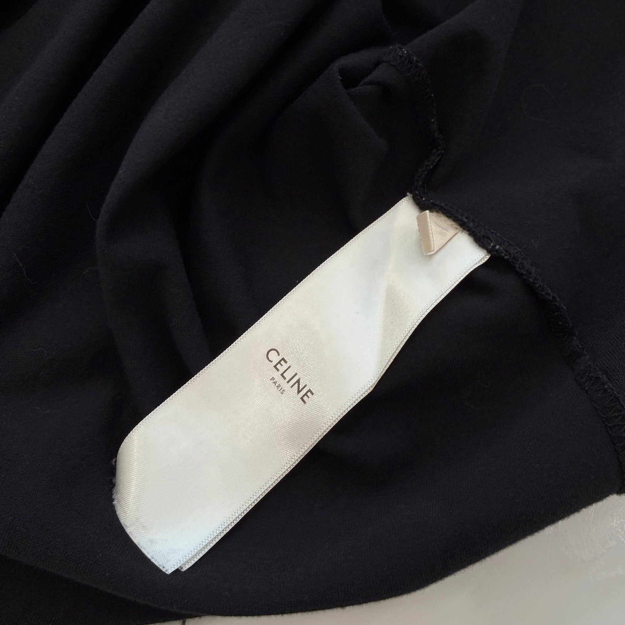 CELINE 2021SS Check Print Studs Loose Fit Tee 2X800501F Size S セリーヌ チェップリント スタッズ装飾 ルーズフィット Tシャツ サイズS
