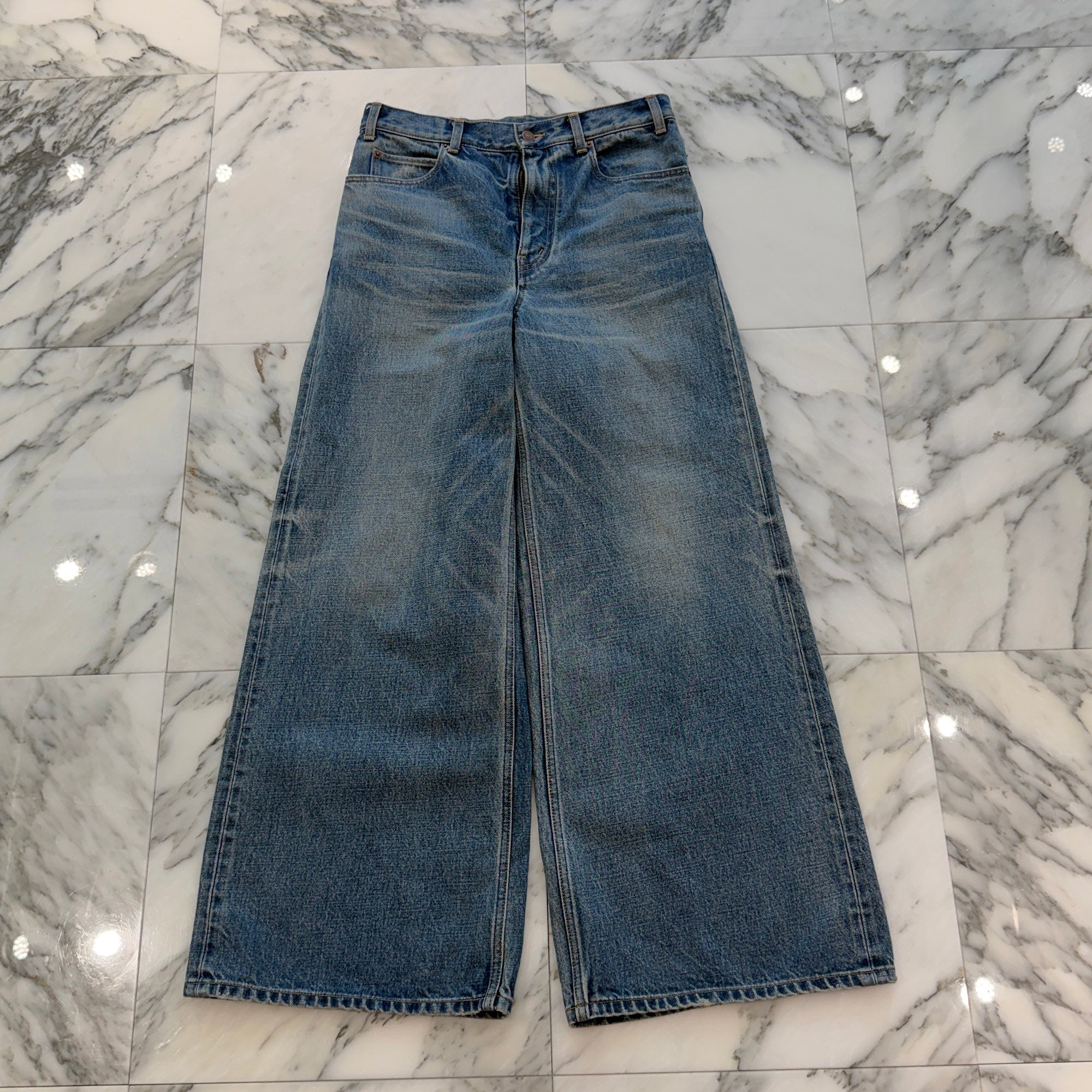 CELINE 2025AW Wide Flare Surf Denim Jeans P03K 930F 07UW Size 28 セリーヌ ワイドフレアサーフデニムジーンズ サイズ28