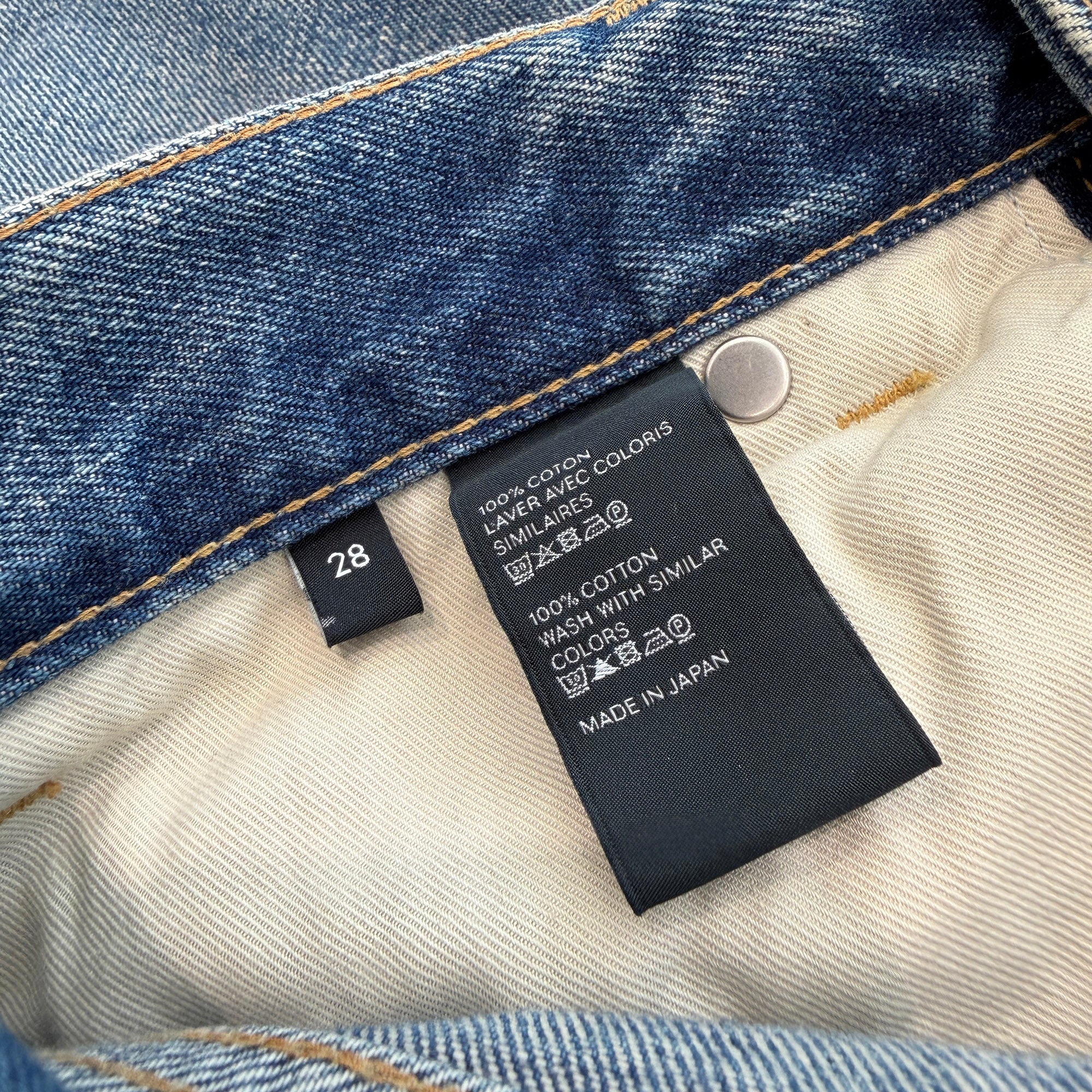 CELINE 2025AW Wide Flare Surf Denim Jeans P03K 930F 07UW Size 28 セリーヌ ワイドフレアサーフデニムジーンズ サイズ28