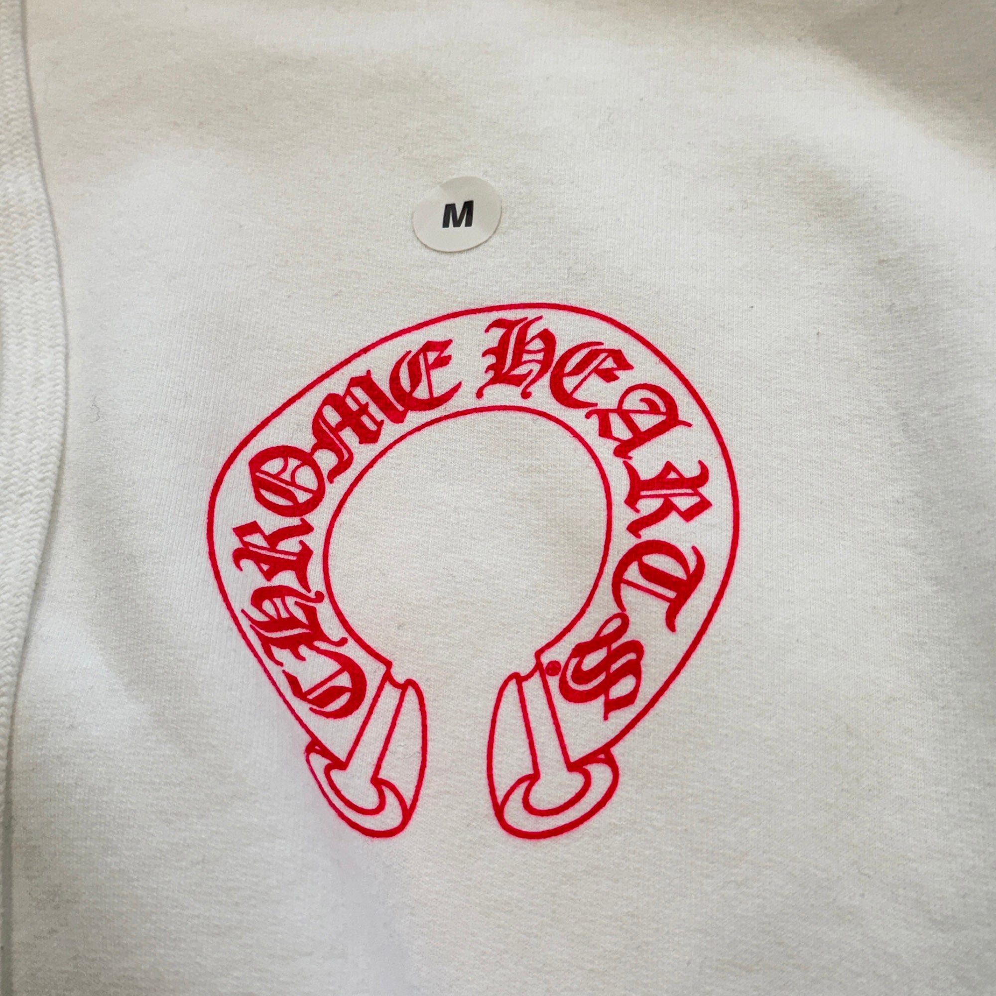 CHROME HEARTS 2025SS Floral Cross Horseshoe Pullover Hoodie Size M クロムハーツ フローラルクロス ホースシュー プルオーバーフーディ サイズM