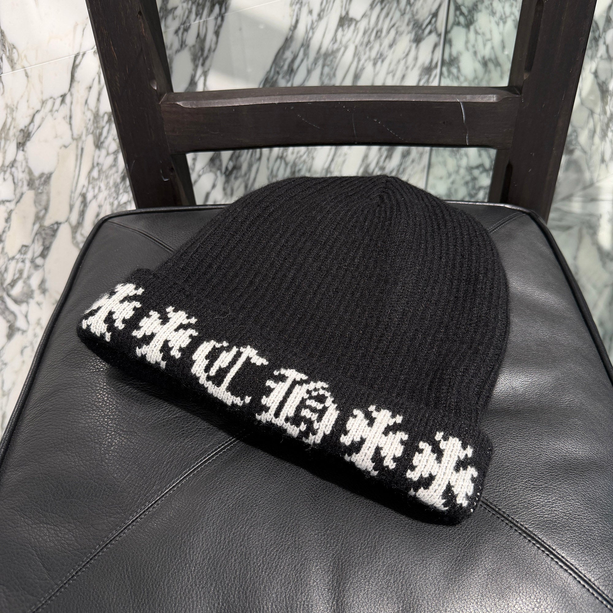 CHROME HEARTS BIG DADDY Cashmere Knit Beanie Size ONE SIZE (25cm) クロムハーツ ビッグダディ カシミヤ ニット ビーニー サイズONE SIZE (25cm)