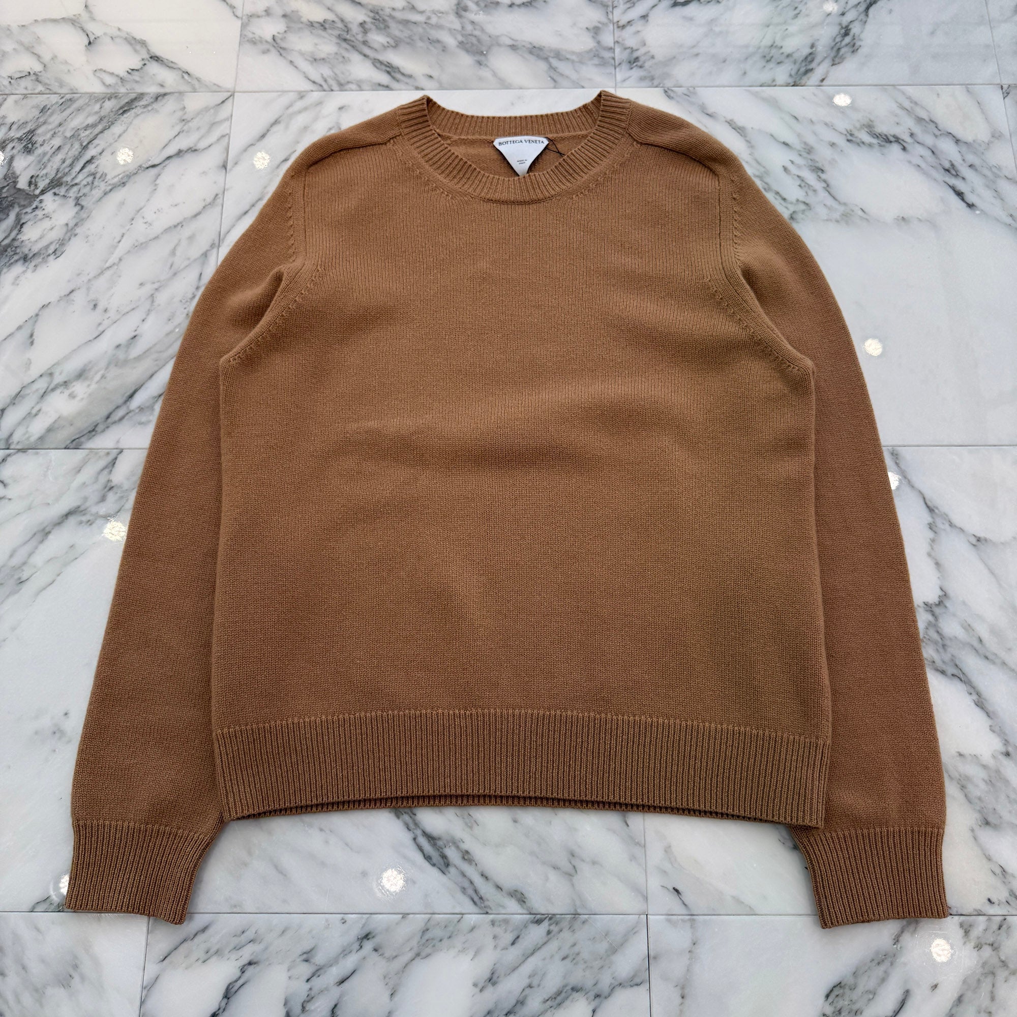 BOTTEGA VENETA 2021AW Crew Neck Wool Knit Sweater 638771 V07J0 Size M ボッテガ・ヴェネタ クルーネック ウールニットセーター サイズM