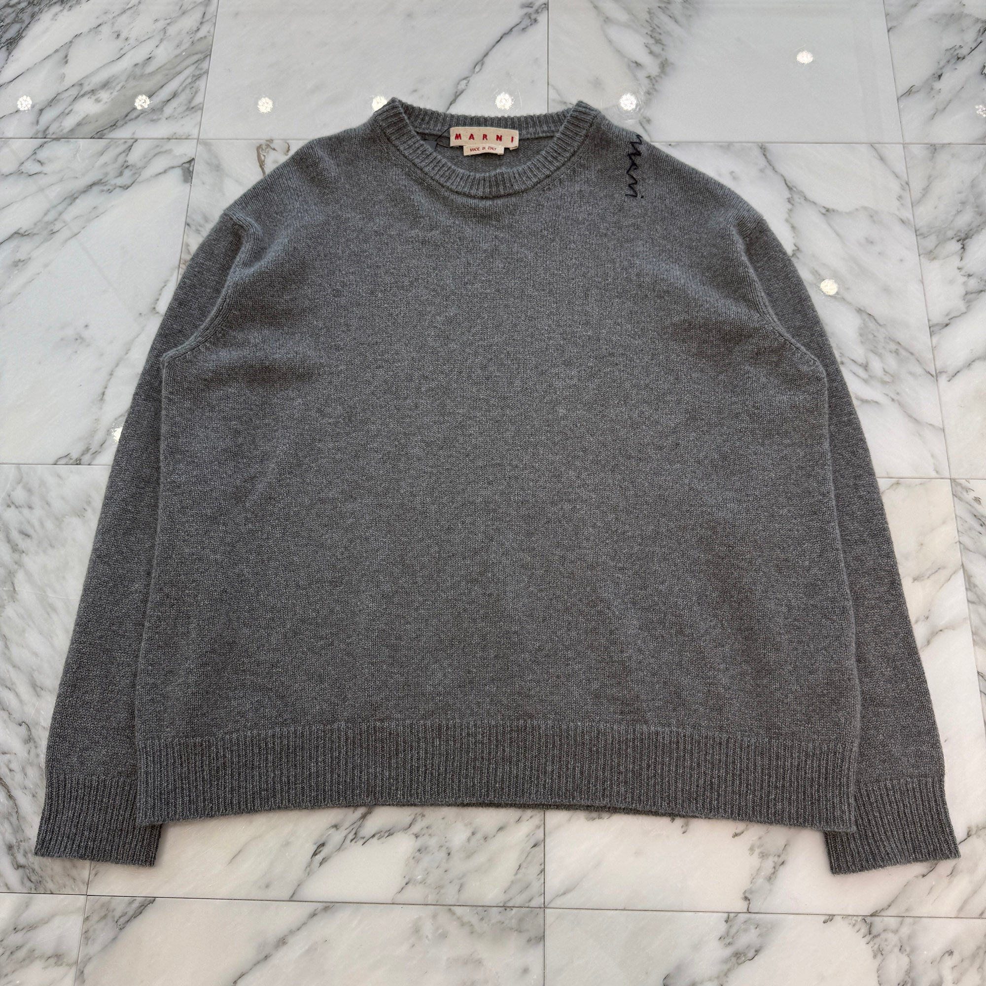 MARNI 2024AW Marni Symbol Cashmere Knit Sweater GCMG0426A0 UFX326 Size 52 マルニ マルニシンボル カシミヤニット セーター サイズ52