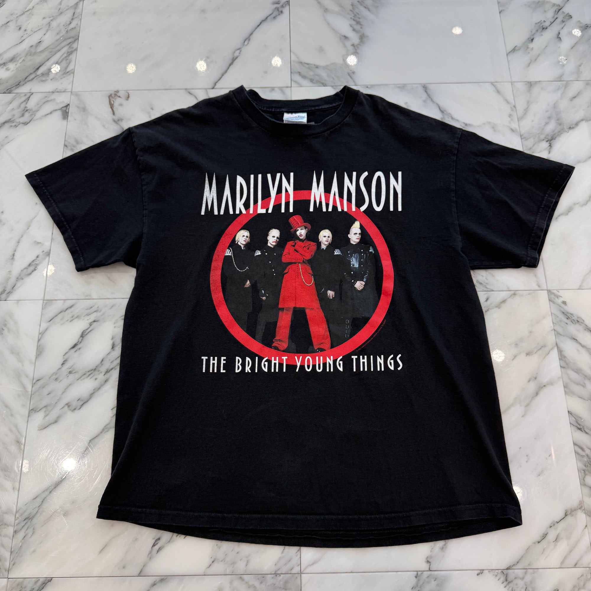 Vintage 00's Marilyn Manson "The Bright Young Things” 2003 Tennessee River S/S Tee Size XL ヴィンテージ 00's マリリン・マンソン "ザ・ブライト・ヤング・シングズ" 2003 テネシーリバー社製 Tシャツ サイズXL