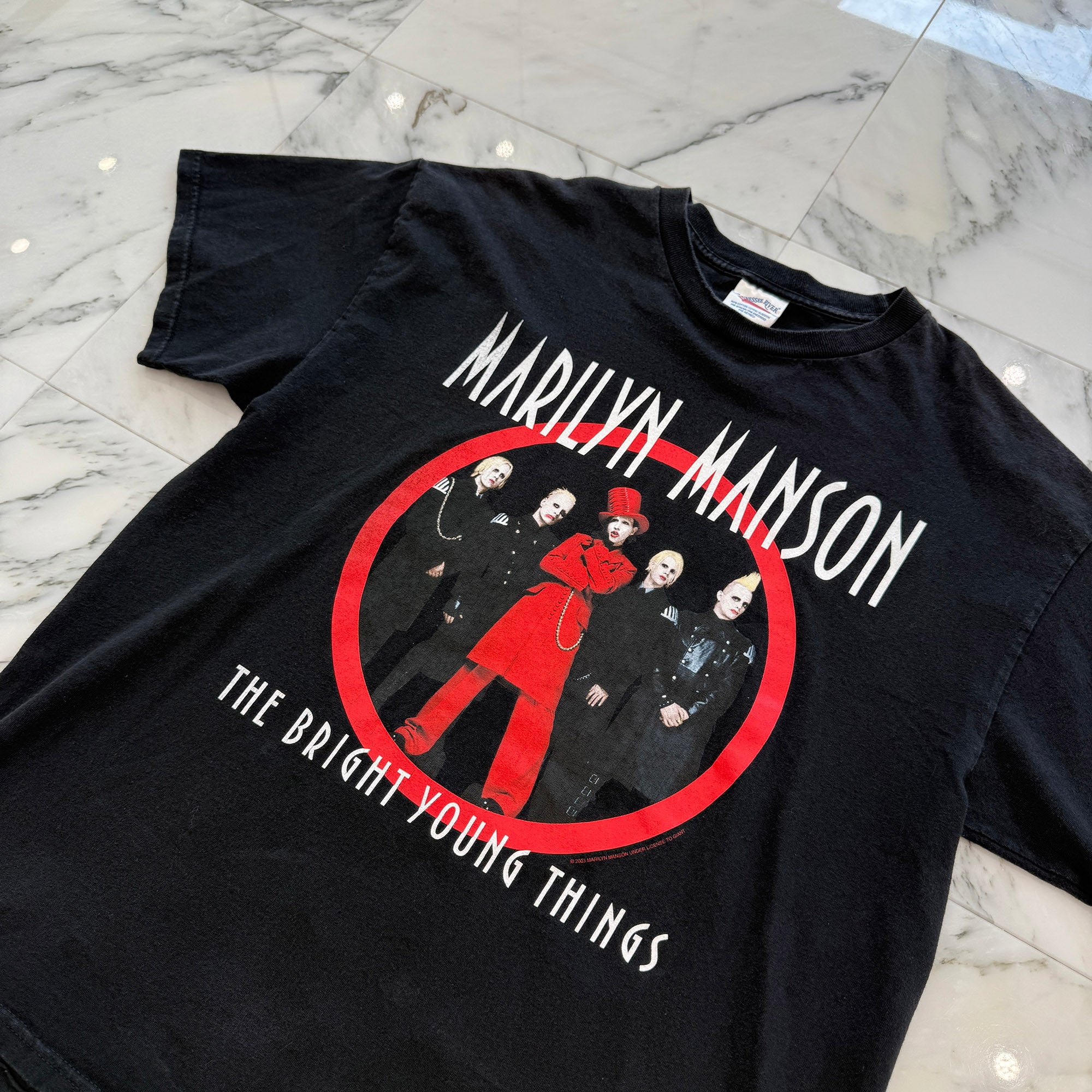 Vintage 00's Marilyn Manson "The Bright Young Things” 2003 Tennessee River S/S Tee Size XL ヴィンテージ 00's マリリン・マンソン "ザ・ブライト・ヤング・シングズ" 2003 テネシーリバー社製 Tシャツ サイズXL