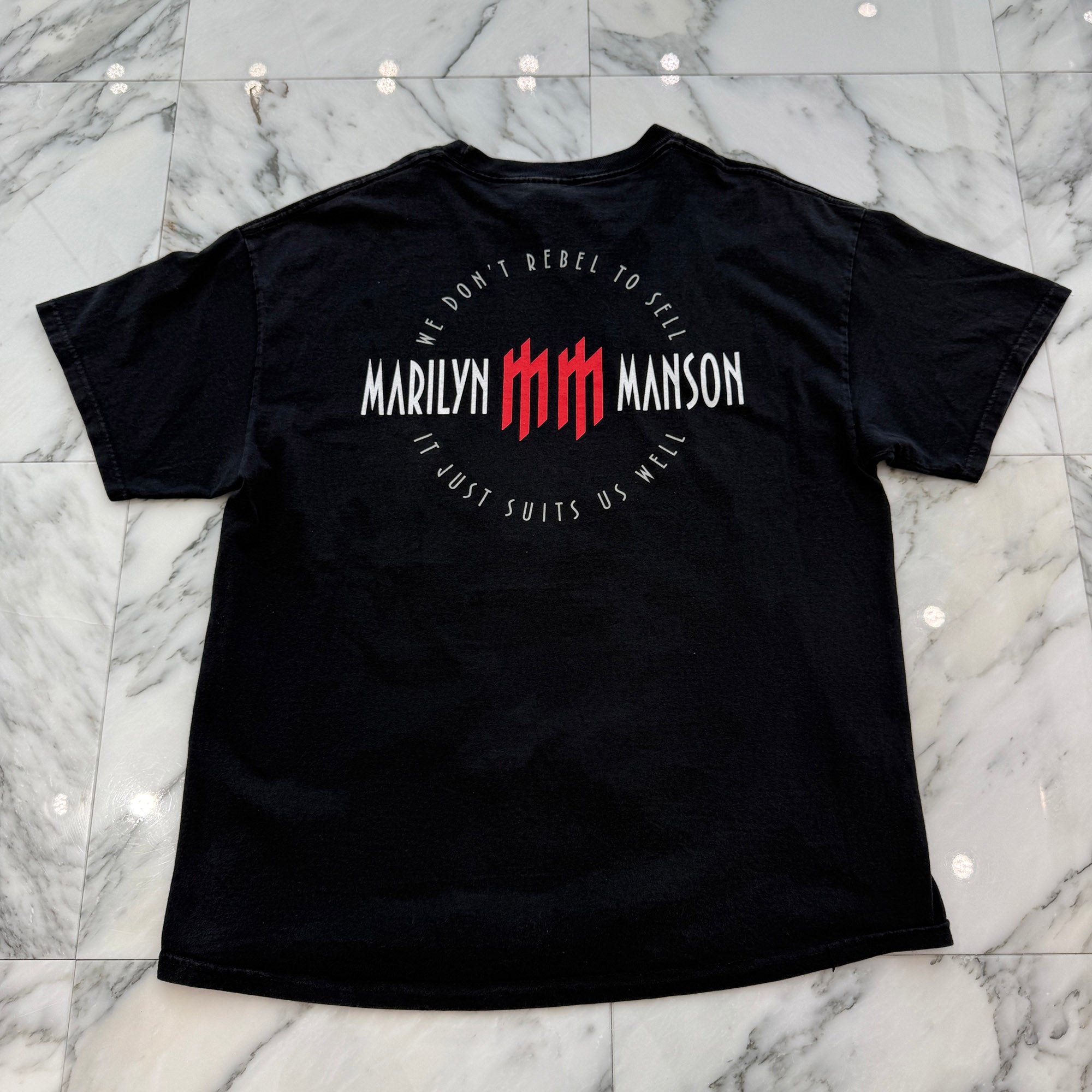 Vintage 00's Marilyn Manson "The Bright Young Things” 2003 Tennessee River S/S Tee Size XL ヴィンテージ 00's マリリン・マンソン "ザ・ブライト・ヤング・シングズ" 2003 テネシーリバー社製 Tシャツ サイズXL
