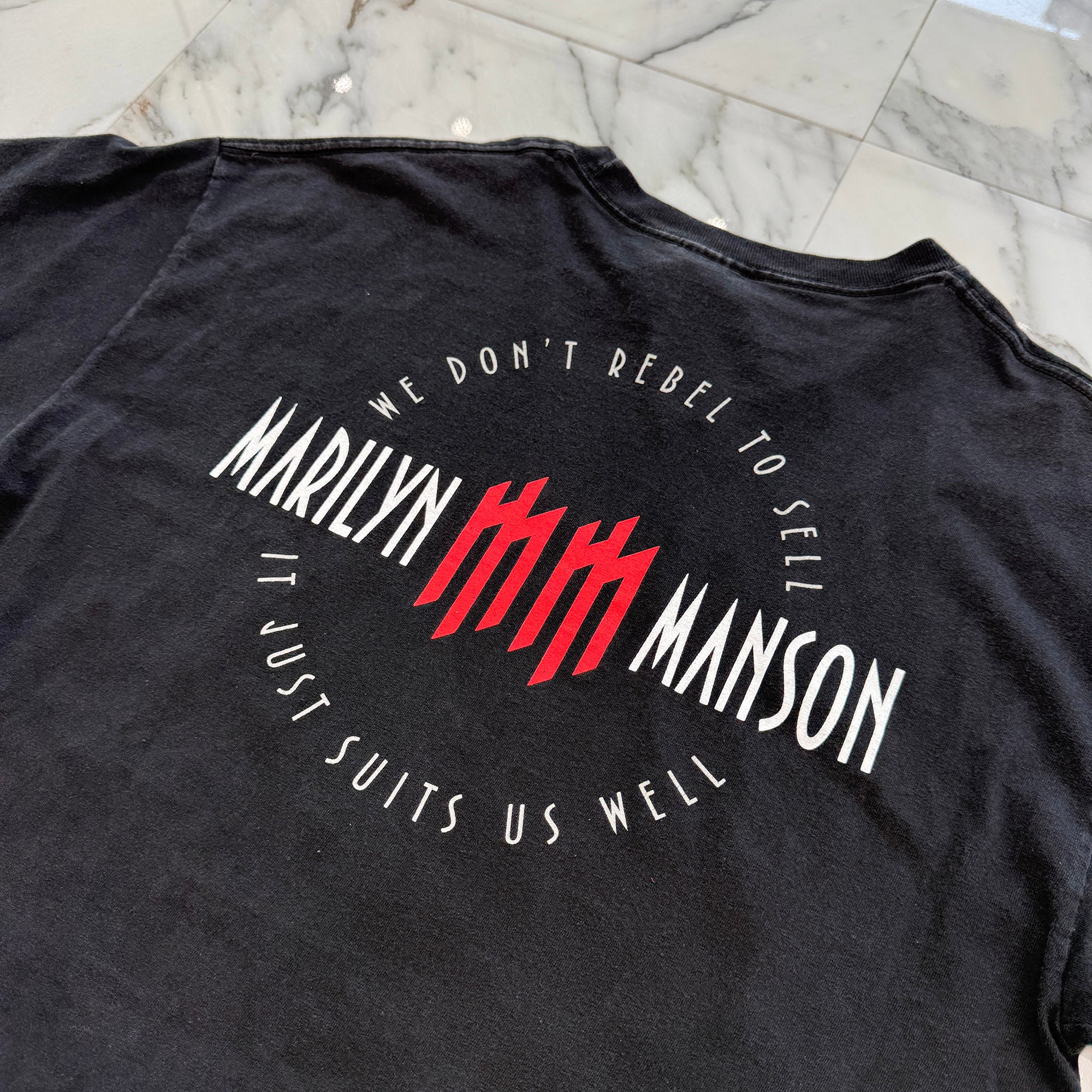 Vintage 00's Marilyn Manson "The Bright Young Things” 2003 Tennessee River S/S Tee Size XL ヴィンテージ 00's マリリン・マンソン "ザ・ブライト・ヤング・シングズ" 2003 テネシーリバー社製 Tシャツ サイズXL