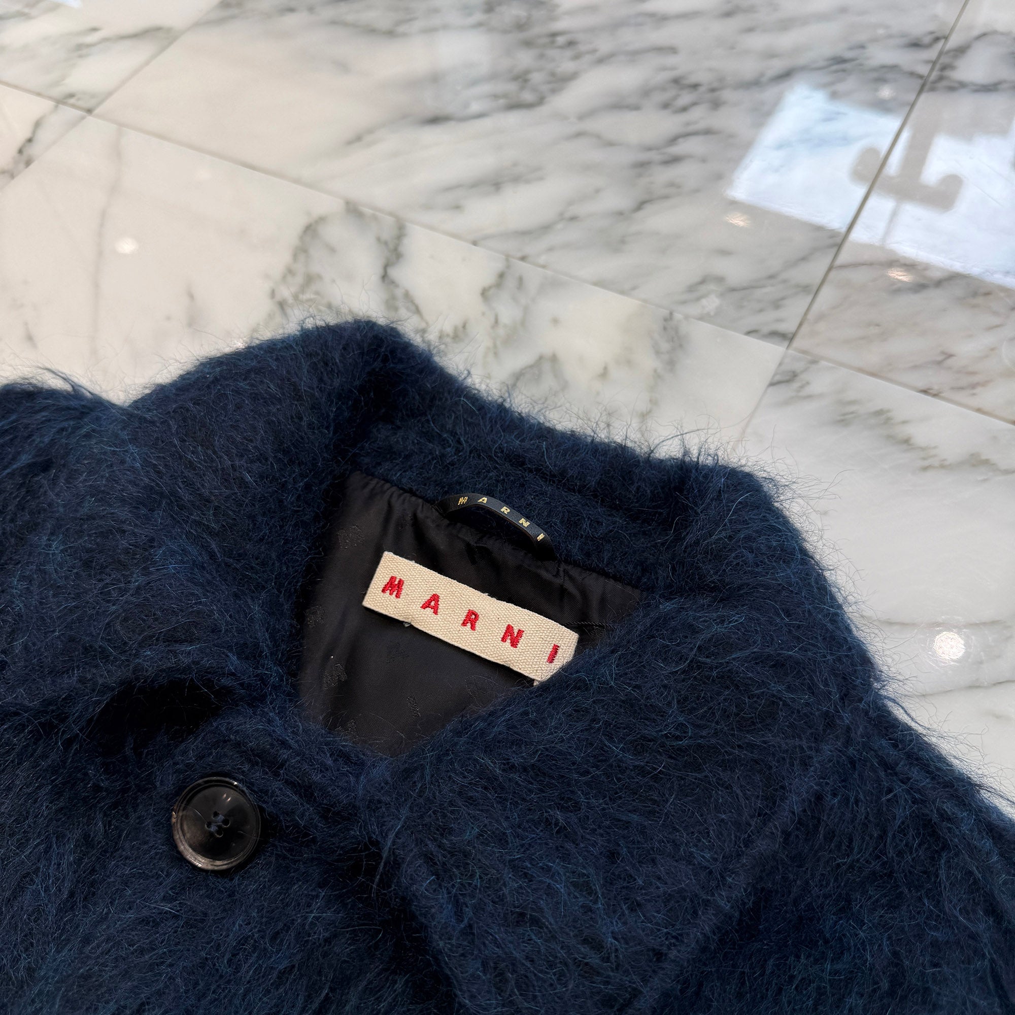 MARNI 2022AW Brushed Caban Coat TIMU0090UW UTW952 Size 50 マルニ ブラッシュド キャバン コート サイズ50