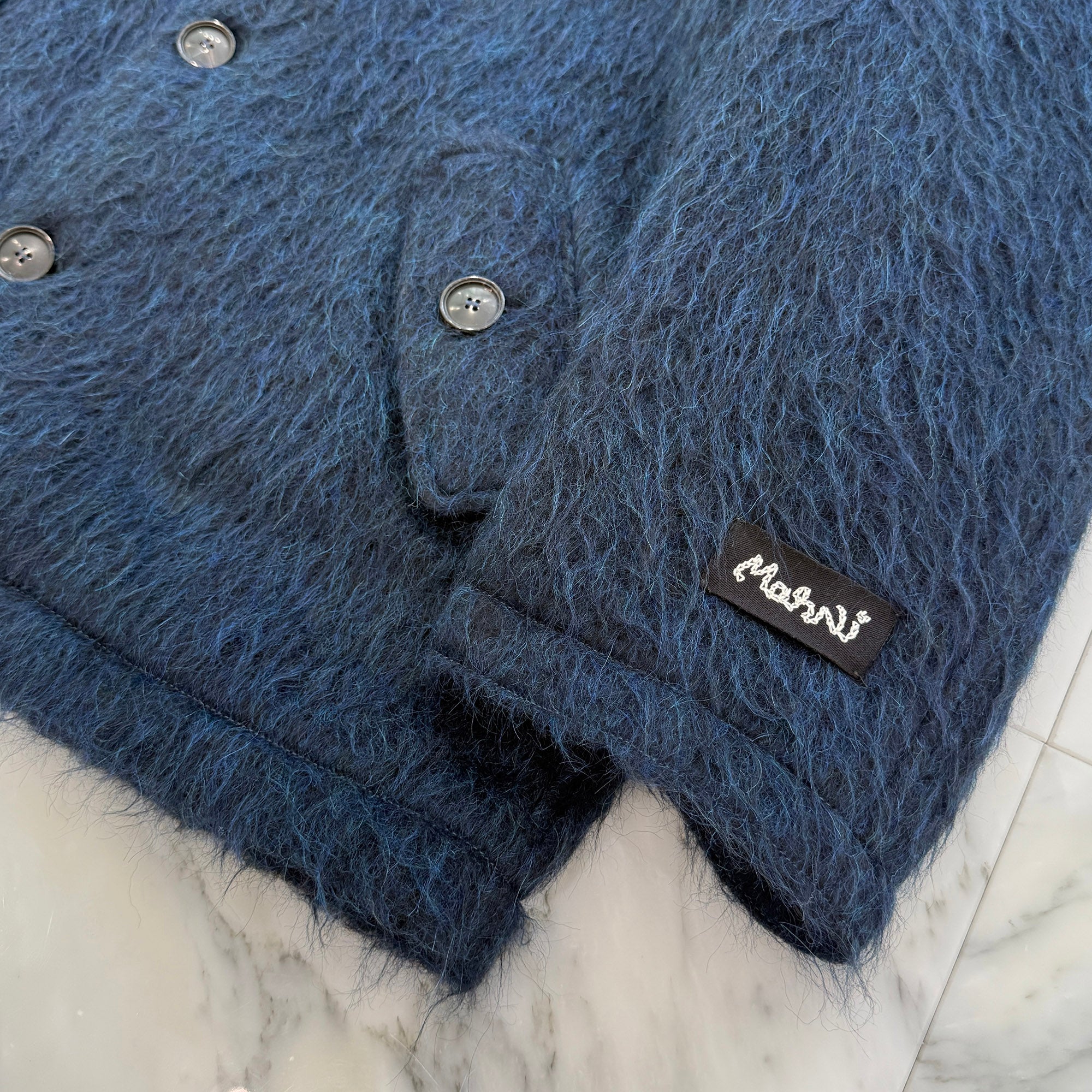 MARNI 2022AW Brushed Caban Coat TIMU0090UW UTW952 Size 50 マルニ ブラッシュド キャバン コート サイズ50