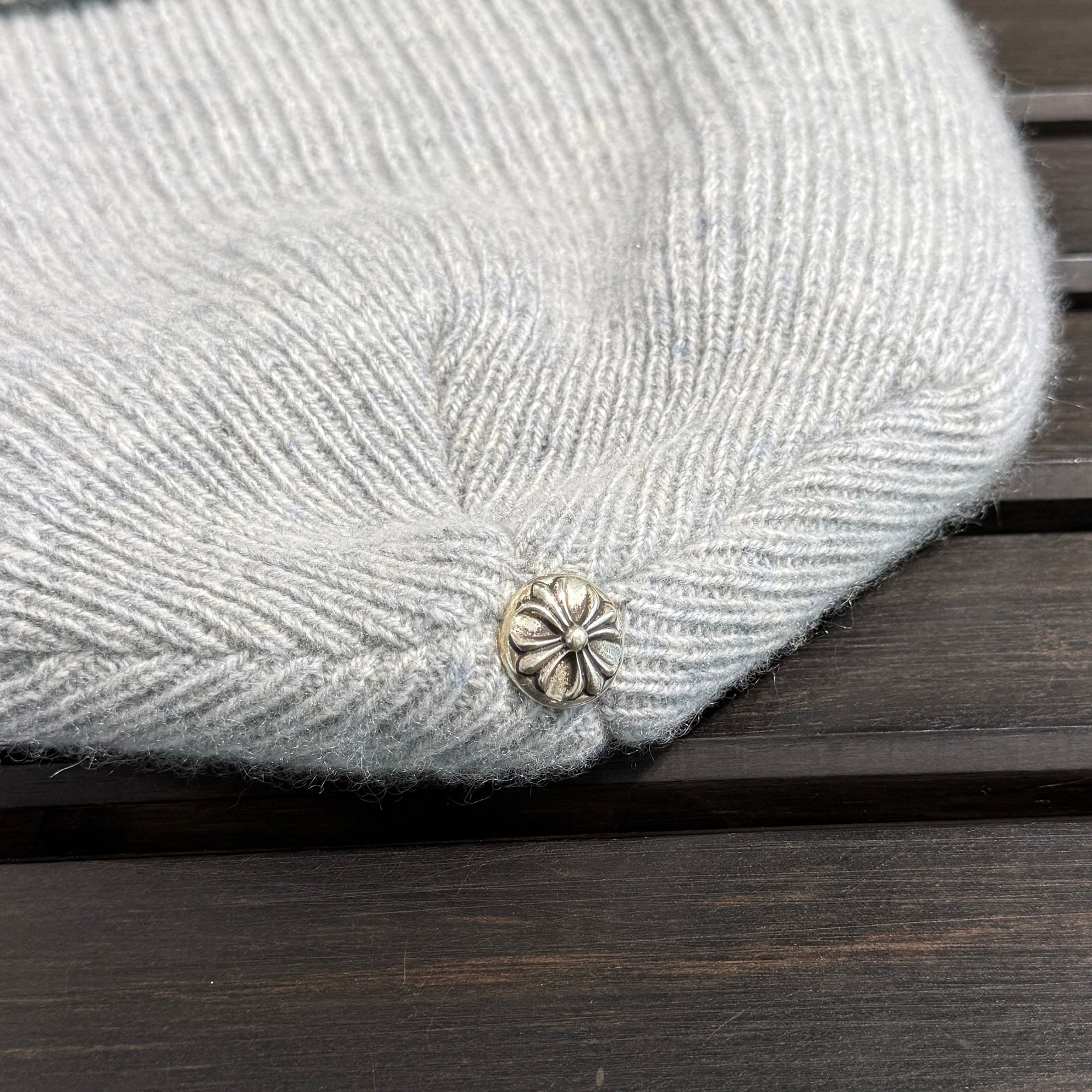 CHROME HEARTS BIG DADDY Cashmere Knit Beanie Size ONE SIZE (25cm) クロムハーツ ビッグダディ カシミヤ ニット ビーニー サイズONE SIZE (25cm)