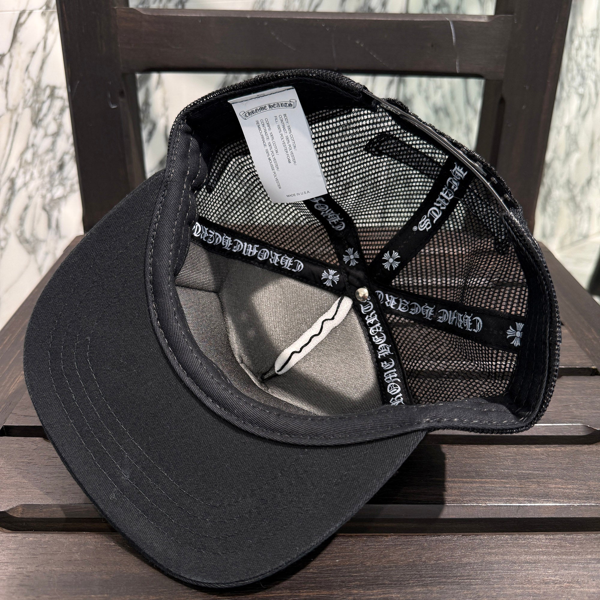 CHROME HEARTS FOTI × Yung Blud × Aerosmith Mahalia Trucker Cap