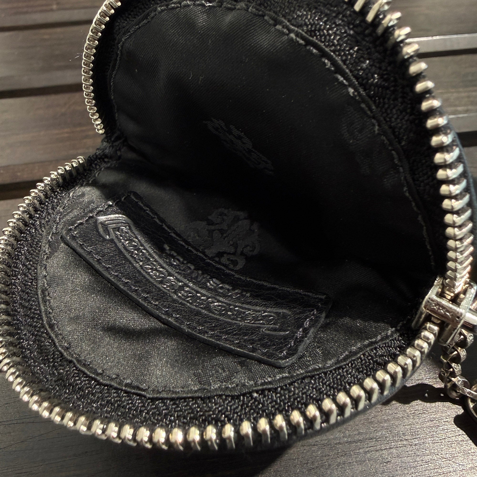 CHROME HEARTS 1 CLIP Paper Chain CH Plus Leather Patch Coin Case クロムハーツ 1クリップ ペーパーチェーン CHプラス レザーパッチ コインケース