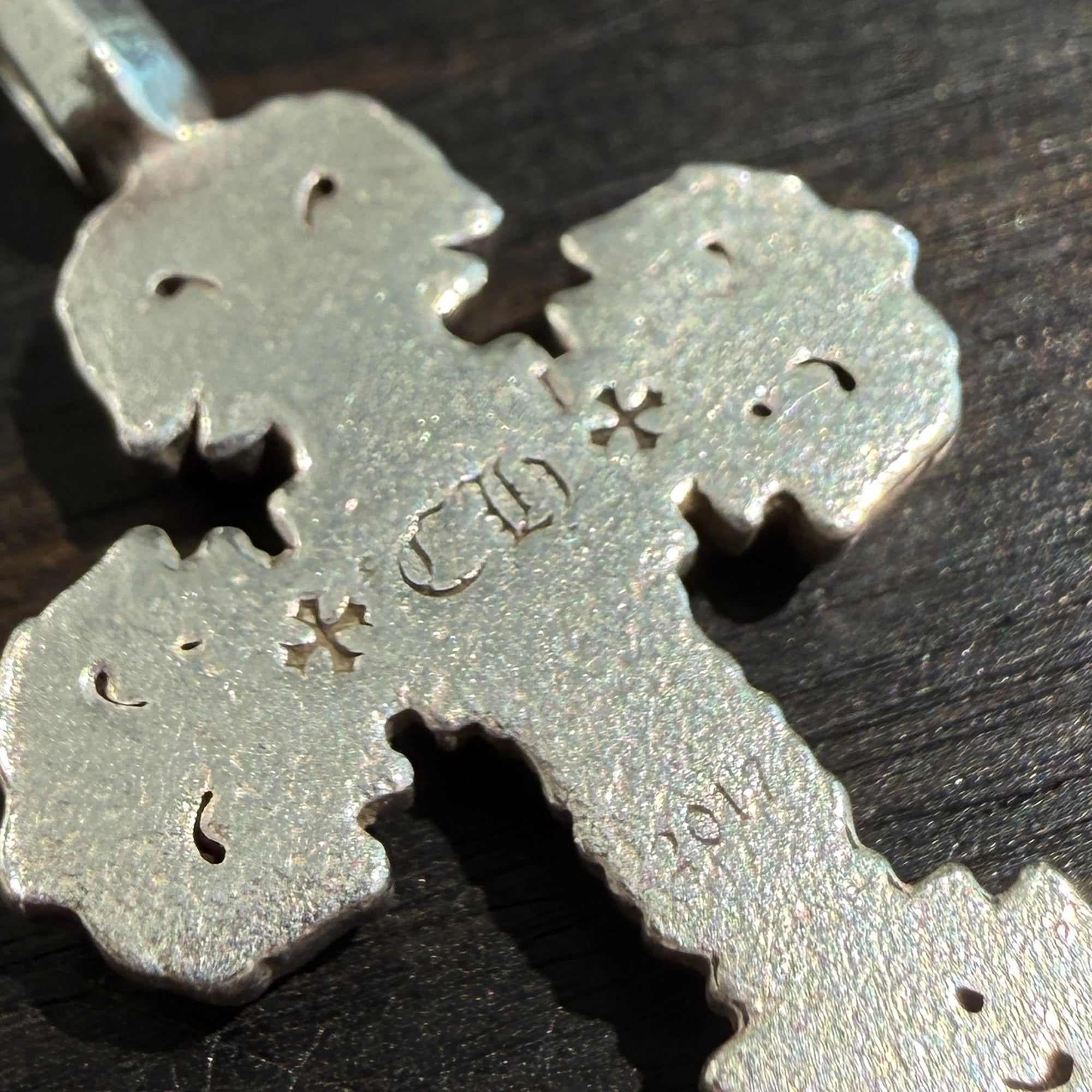 CHROME HEARTS Tiny Filigree Cross Charm Pendent Top クロムハーツ タイニー フィリグリークロス チャーム ペンダント トップ