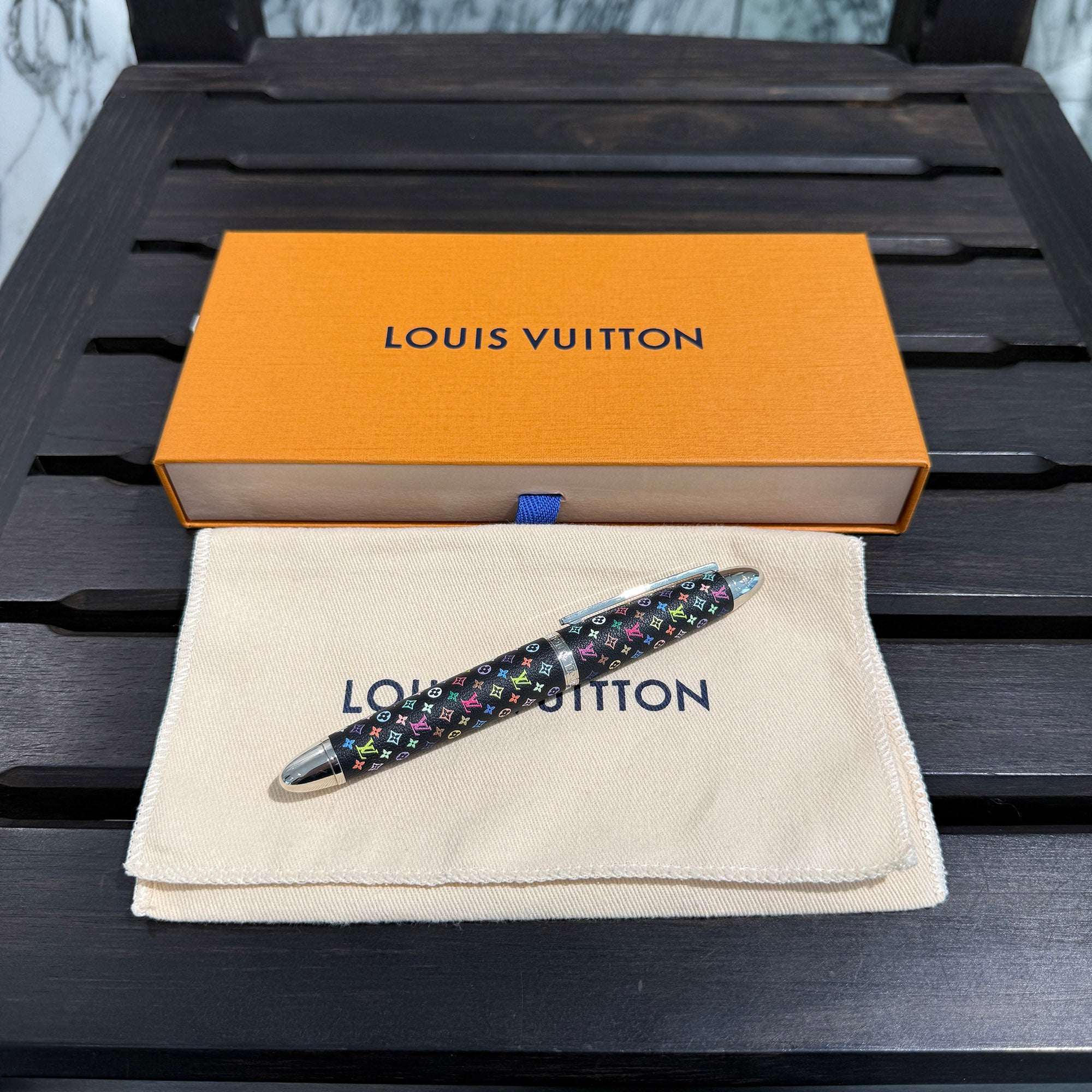 LOUIS VUITTON × TAKASHI MURAKAMI Monogram Multicolor Doc Rollerball Pen GI1314 ルイヴィトン×村上隆 モノグラム マルチカラー ドック ローラーボールペン
