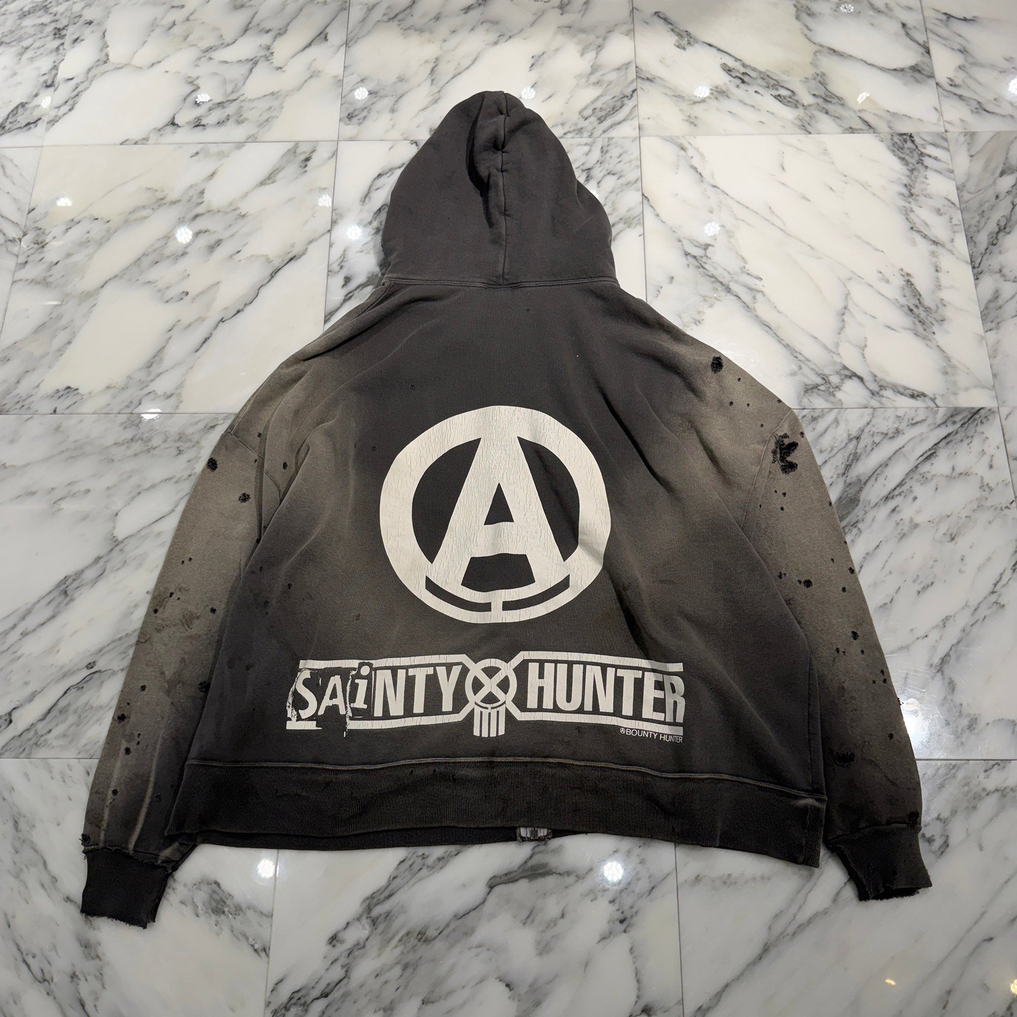 SAINT Mxxxxxx × BOUNTY HUNTER 2026SS "SAINT HUNTER" Zip Up Hoodie SM-MK8-0000-C32 Size XL セントマイケル×バウンティハンター ”セント・ハンター” ジップアップ フーディー サイズXL