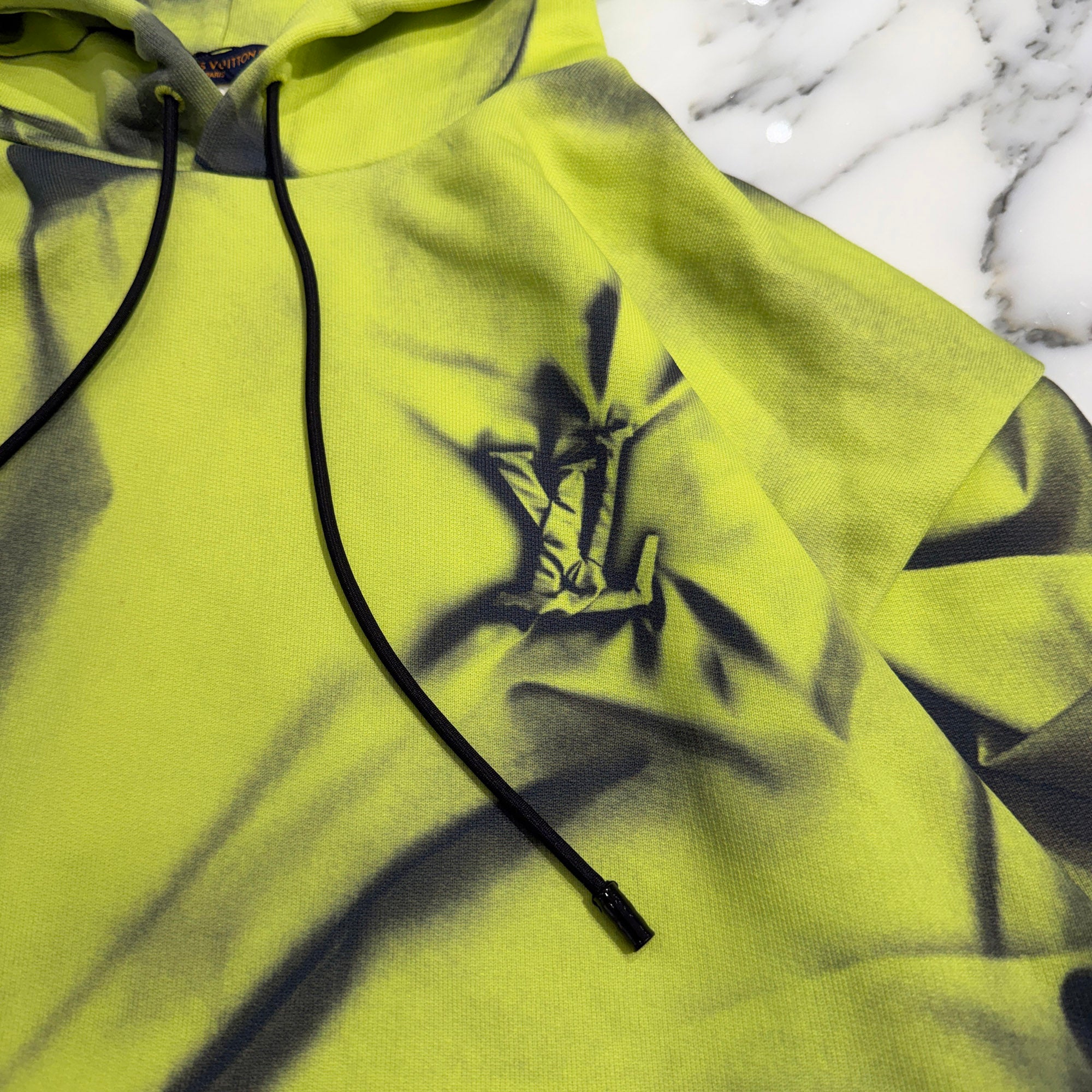 LOUIS VUITTON 2023AW Monogram Signature Sweat Pullover Hoodie RM232M ZE5 HPY20W Size L ルイヴィトン モノグラム シグネチャー スウェット プルオーバー フーディ サイズL