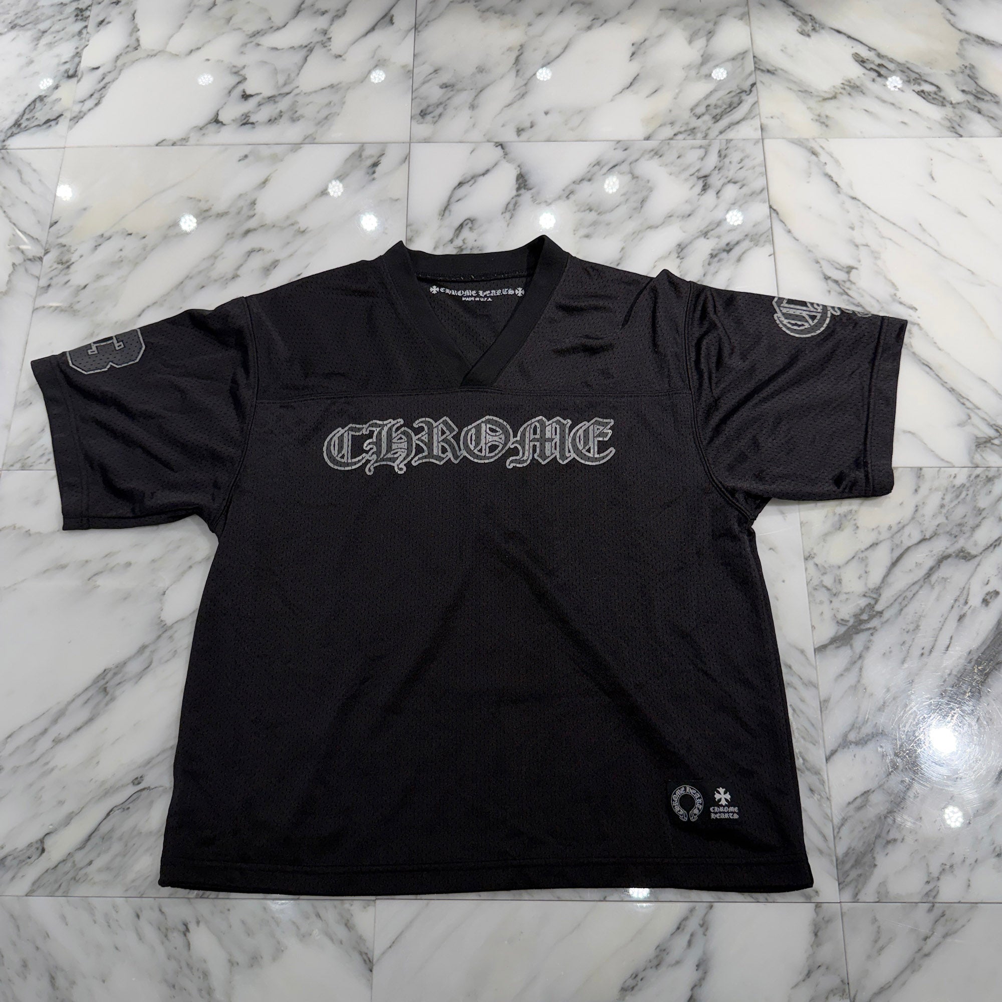 CHROME HEARTS Mesh Warm Up Jersey Size S クロムハーツ メッシュウォームアップジャージー サイズS