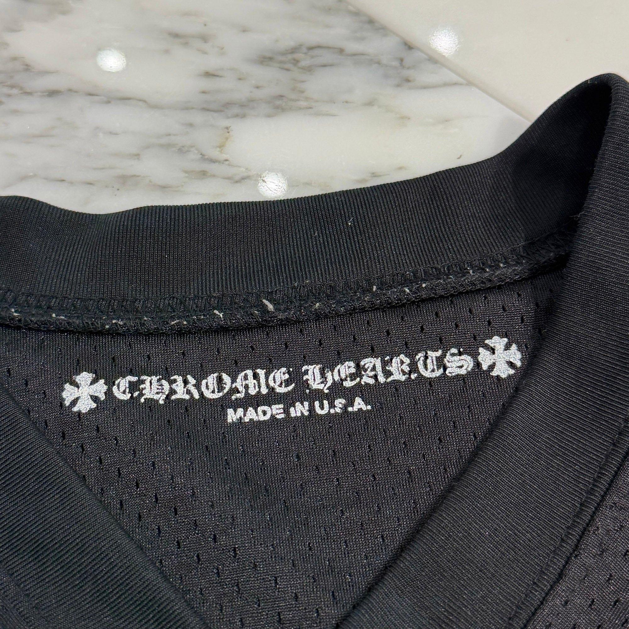 CHROME HEARTS Mesh Warm Up Jersey Size S クロムハーツ メッシュウォームアップジャージー サイズS