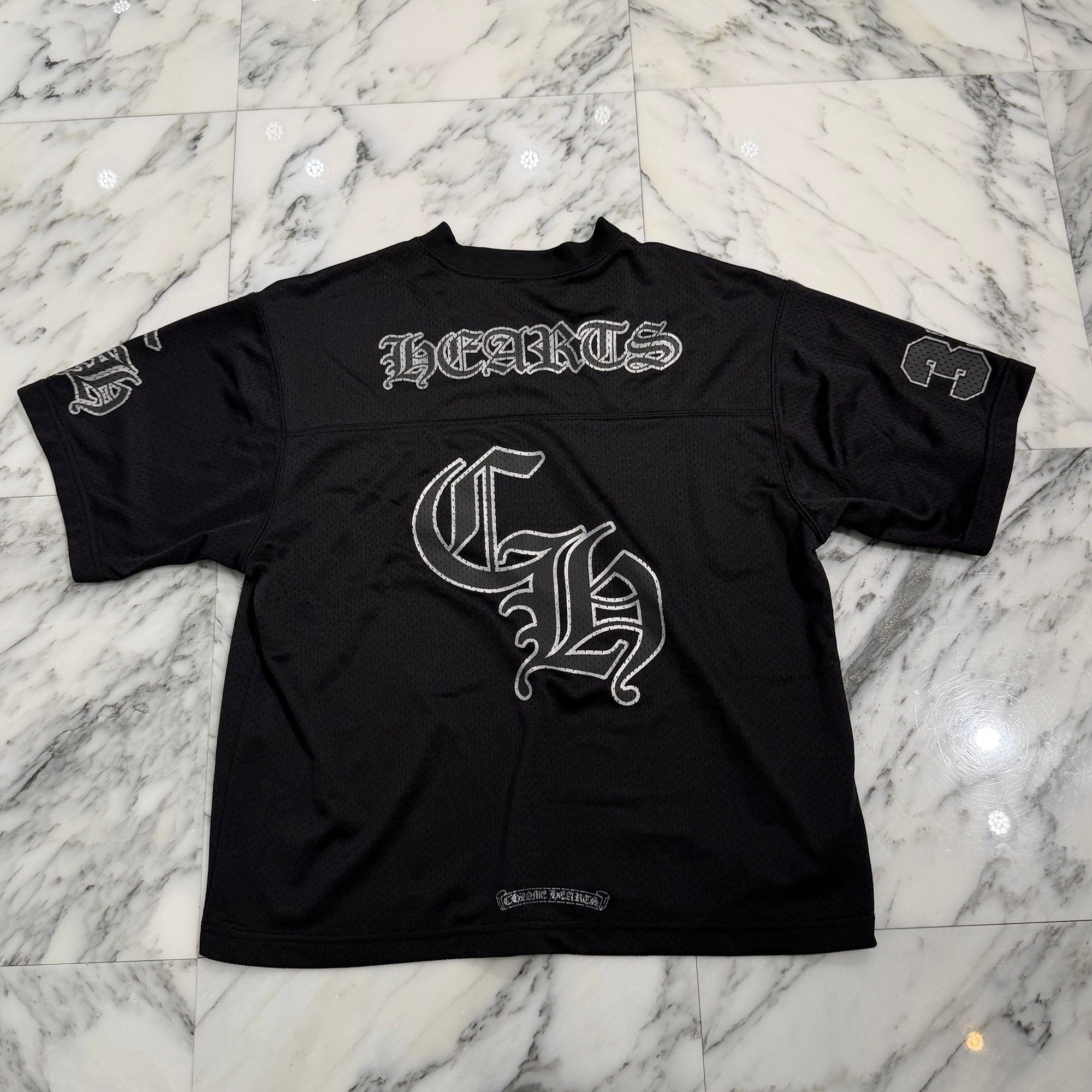CHROME HEARTS Mesh Warm Up Jersey Size S クロムハーツ メッシュウォームアップジャージー サイズS
