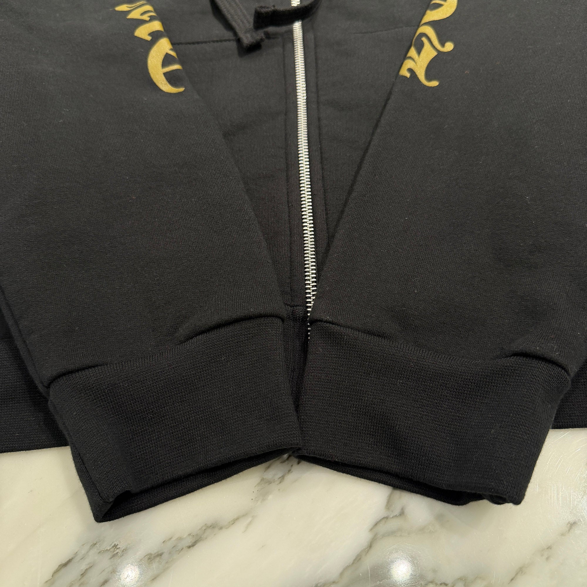 CHROME HEARTS 2026SS Vertical Logo Zip Up Hoodie Size L クロムハーツ ヴァーティカルロゴ ジップアップフーディー サイズL