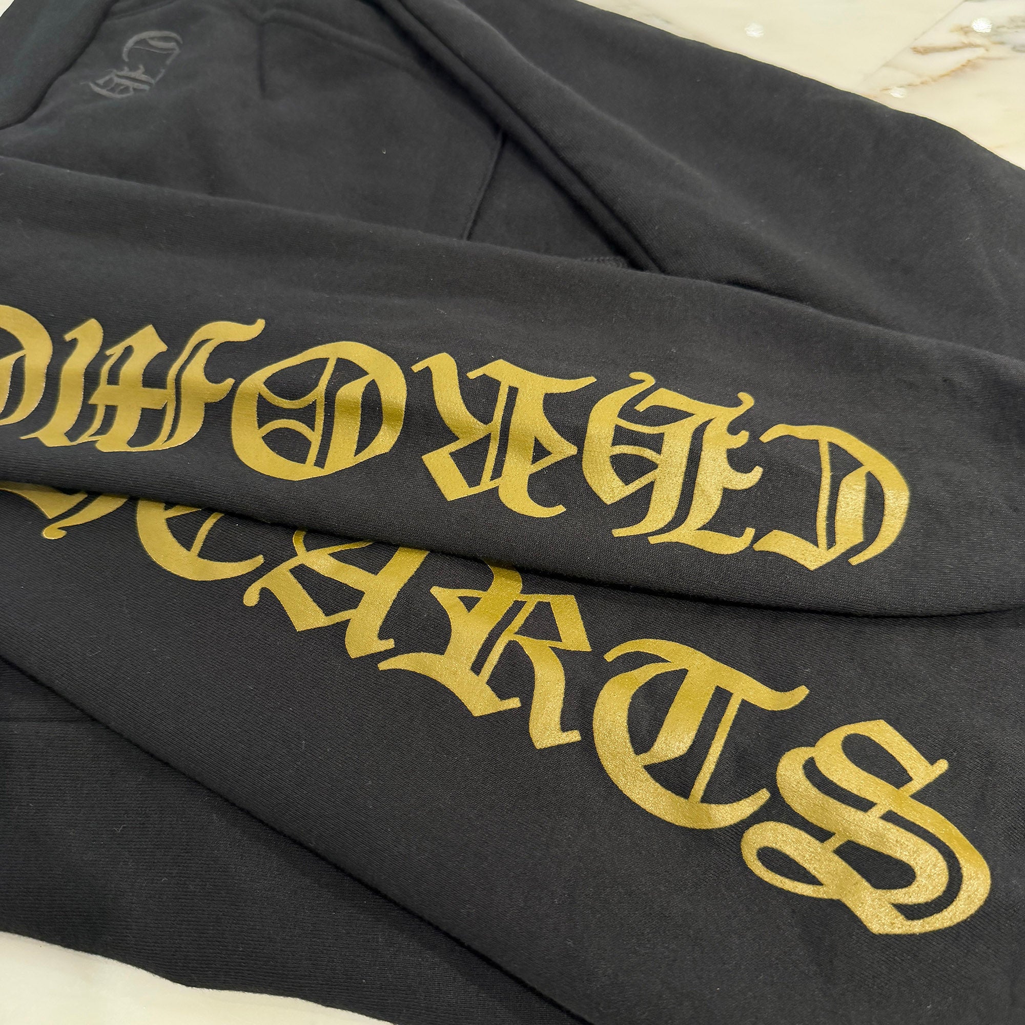 CHROME HEARTS 2026SS Vertical Logo Zip Up Hoodie Size L クロムハーツ ヴァーティカルロゴ ジップアップフーディー サイズL