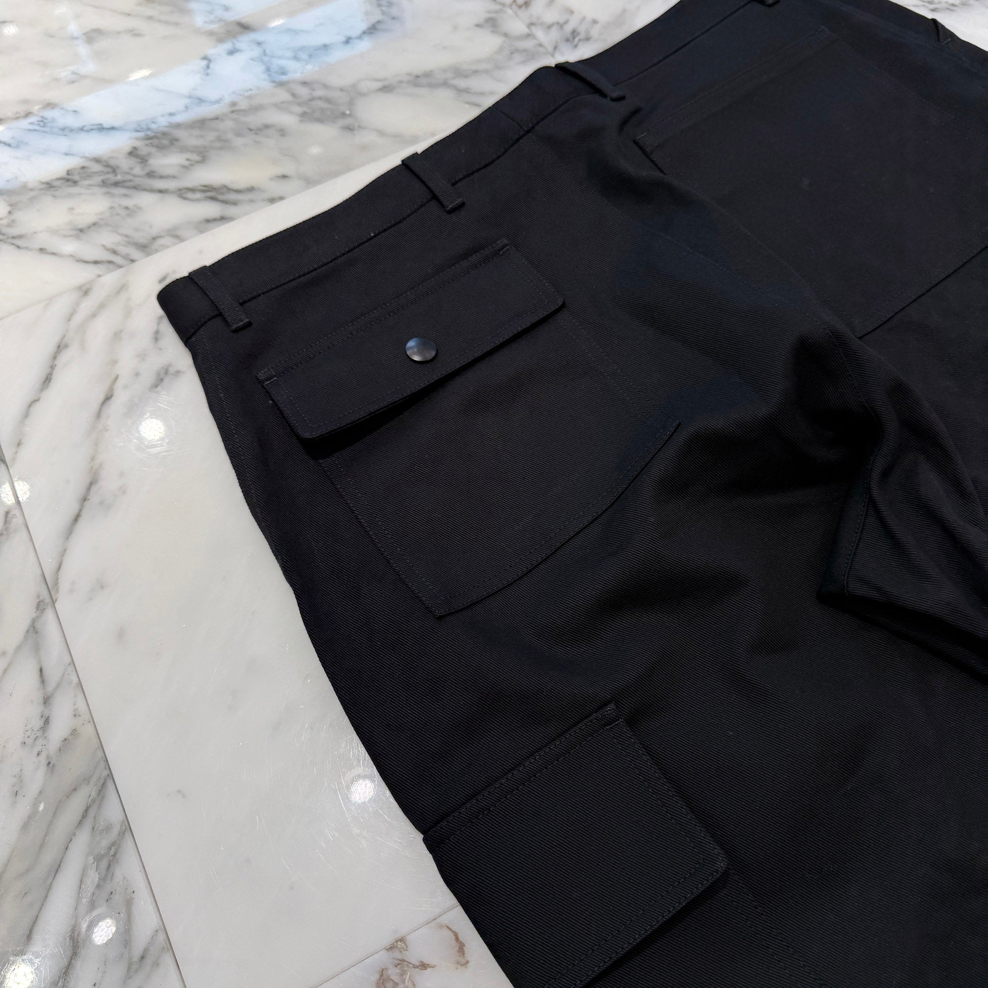 PRADA 2024SS Triangle Logo Plate Wide Leg Fit Long Pants SPH471 S000 11BZ Size XL プラダ トライアングルロゴプレート ワイドレッグ フィット ロングパンツ サイズXL