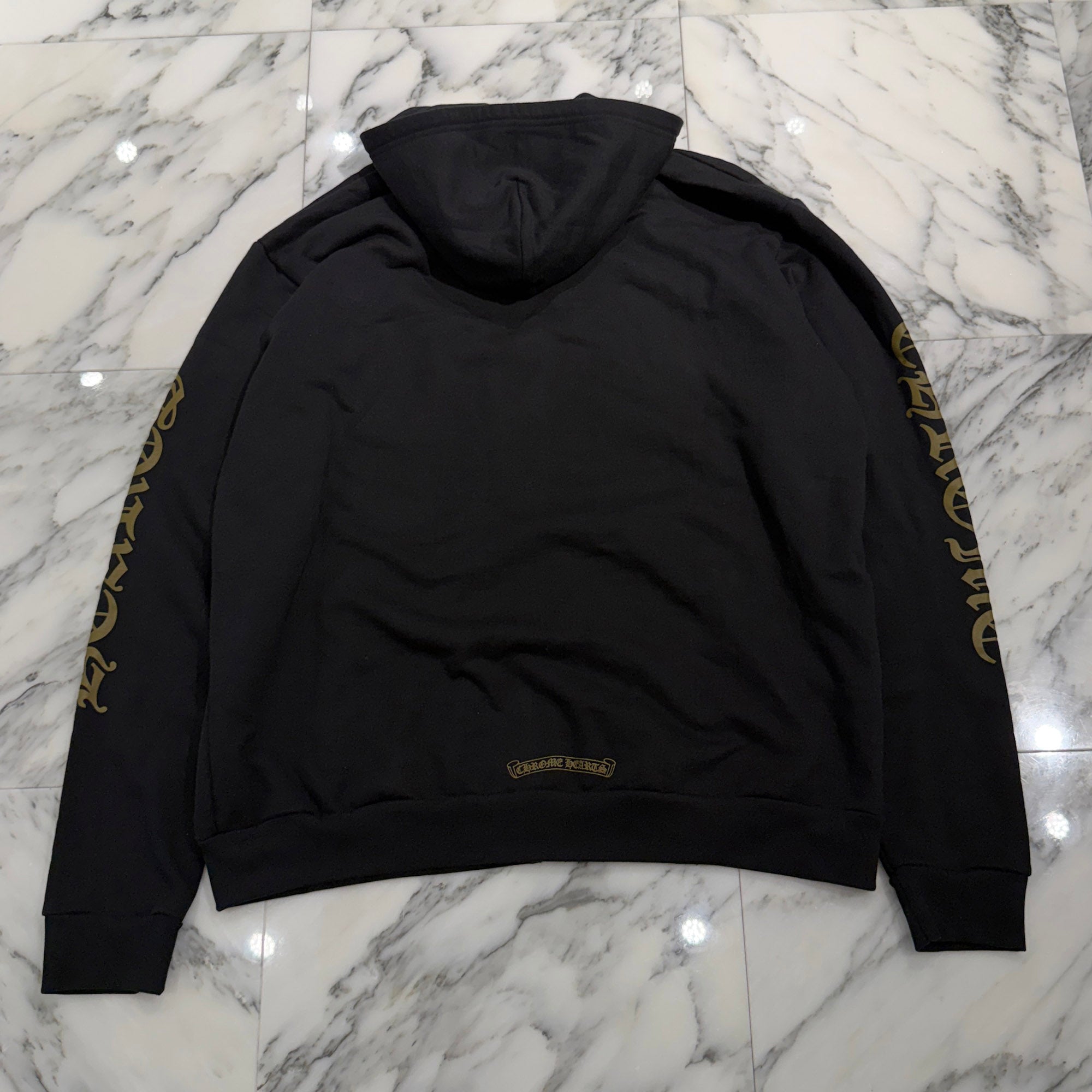 CHROME HEARTS 2026SS Vertical Logo Zip Up Hoodie Size L クロムハーツ ヴァーティカルロゴ ジップアップフーディー サイズL