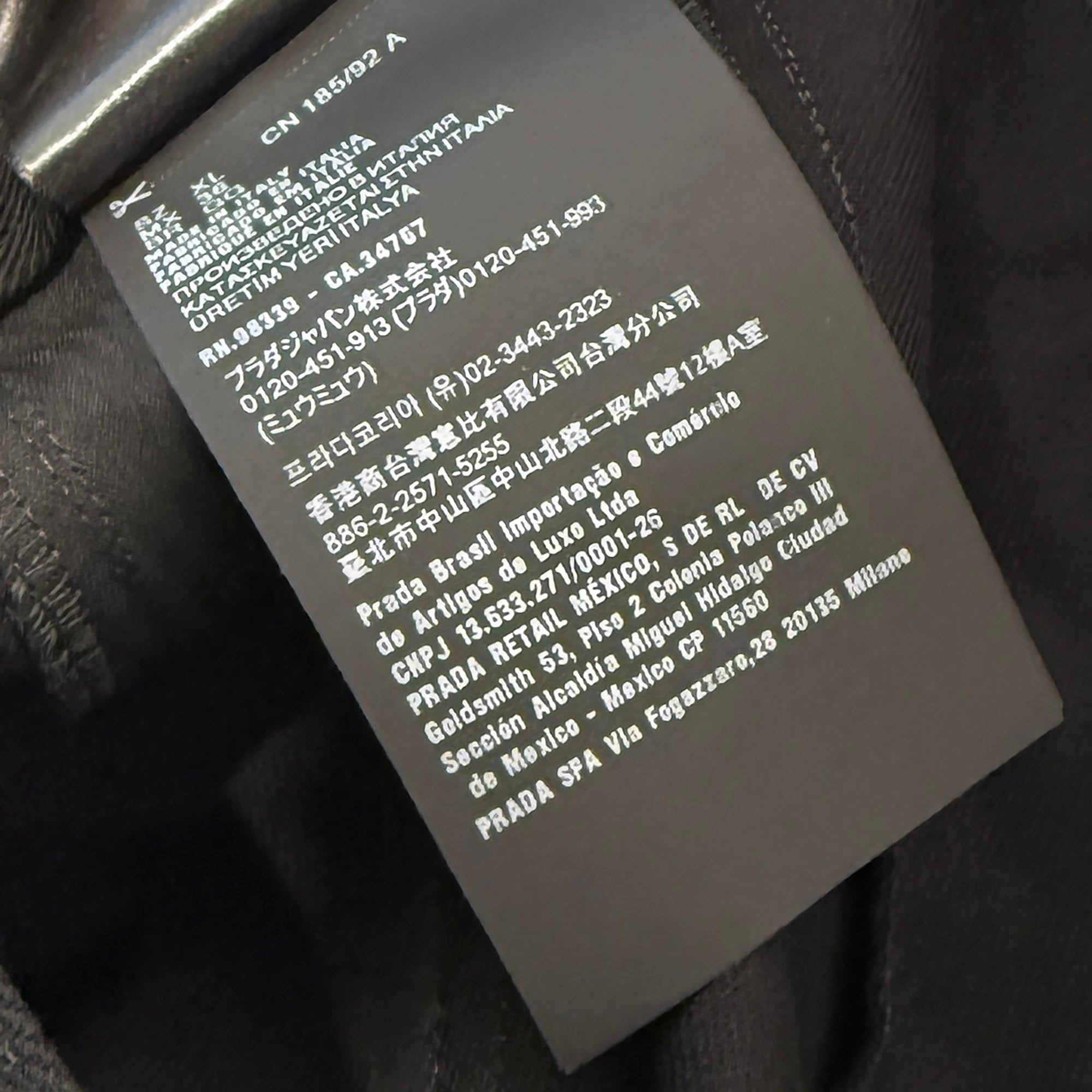 PRADA 2024SS Triangle Logo Plate Wide Leg Fit Long Pants SPH471 S000 11BZ Size XL プラダ トライアングルロゴプレート ワイドレッグ フィット ロングパンツ サイズXL