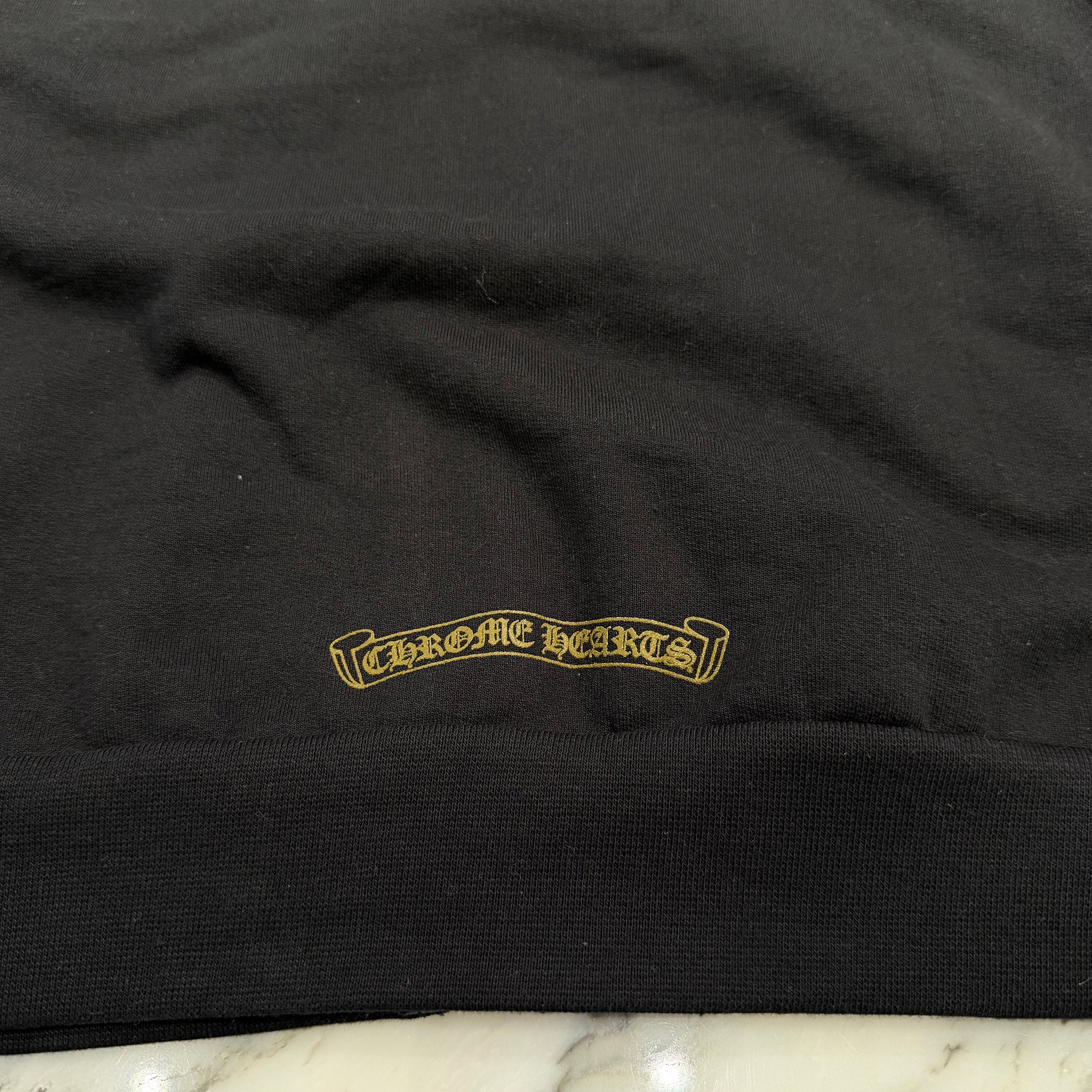 CHROME HEARTS 2026SS Vertical Logo Zip Up Hoodie Size L クロムハーツ ヴァーティカルロゴ ジップアップフーディー サイズL