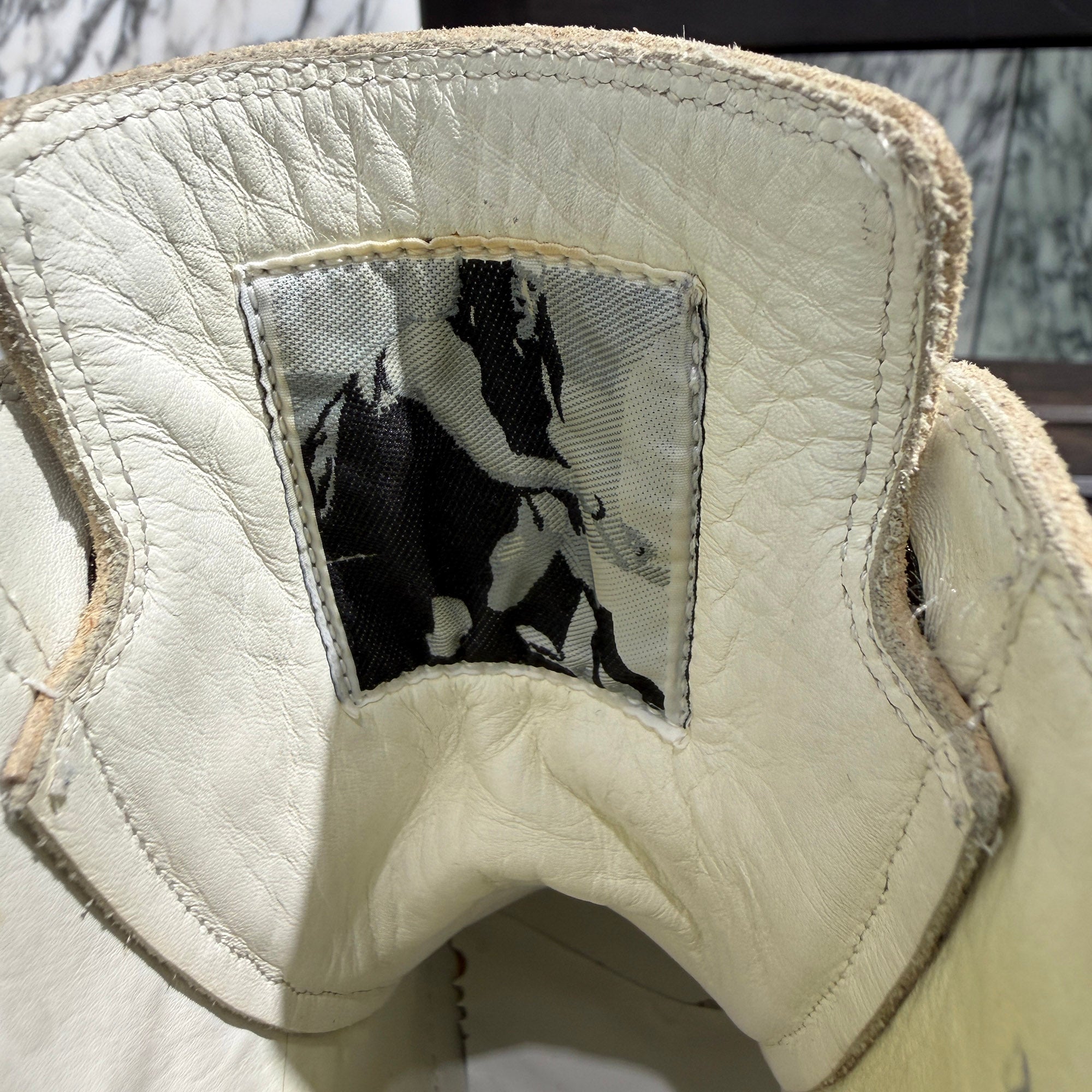 CHROME HEARTS × Rick Owens Ramones Suede Leather Custom Sneakers Size 37 1/2 クロムハーツ × リックオーエンス ラモーンズ スエードレザー カスタムスニーカー サイズ37 1/2