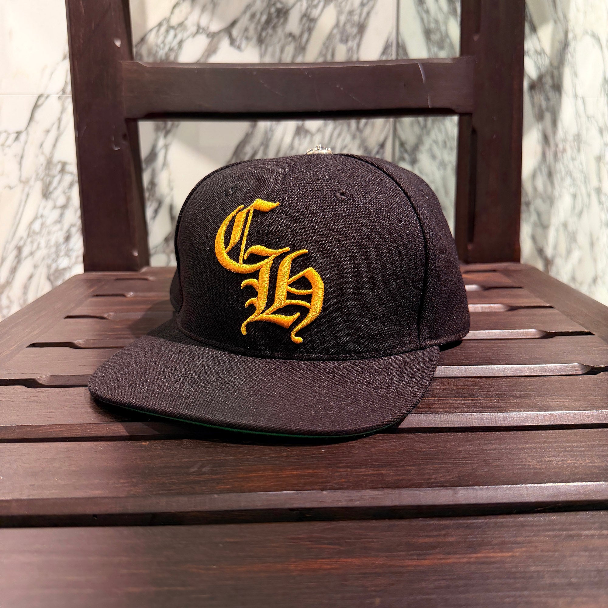 CHROME HEARTS CH Logo Embroidery Trucker Cap Size ONE SIZE (51-61) クロムハーツ CHロゴ刺繍 トラッカーキャップ サイズONE SIZE (51-61)