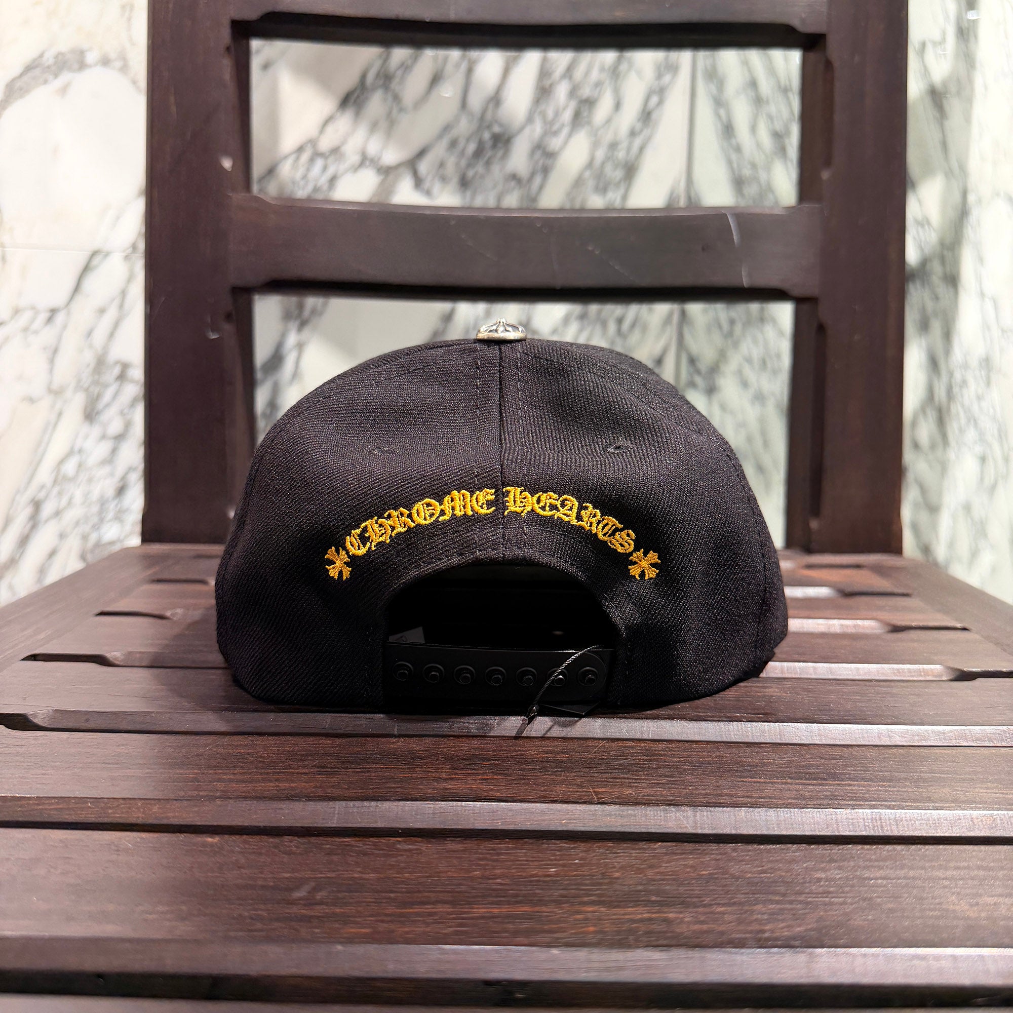 CHROME HEARTS CH Logo Embroidery Trucker Cap Size ONE SIZE (51-61