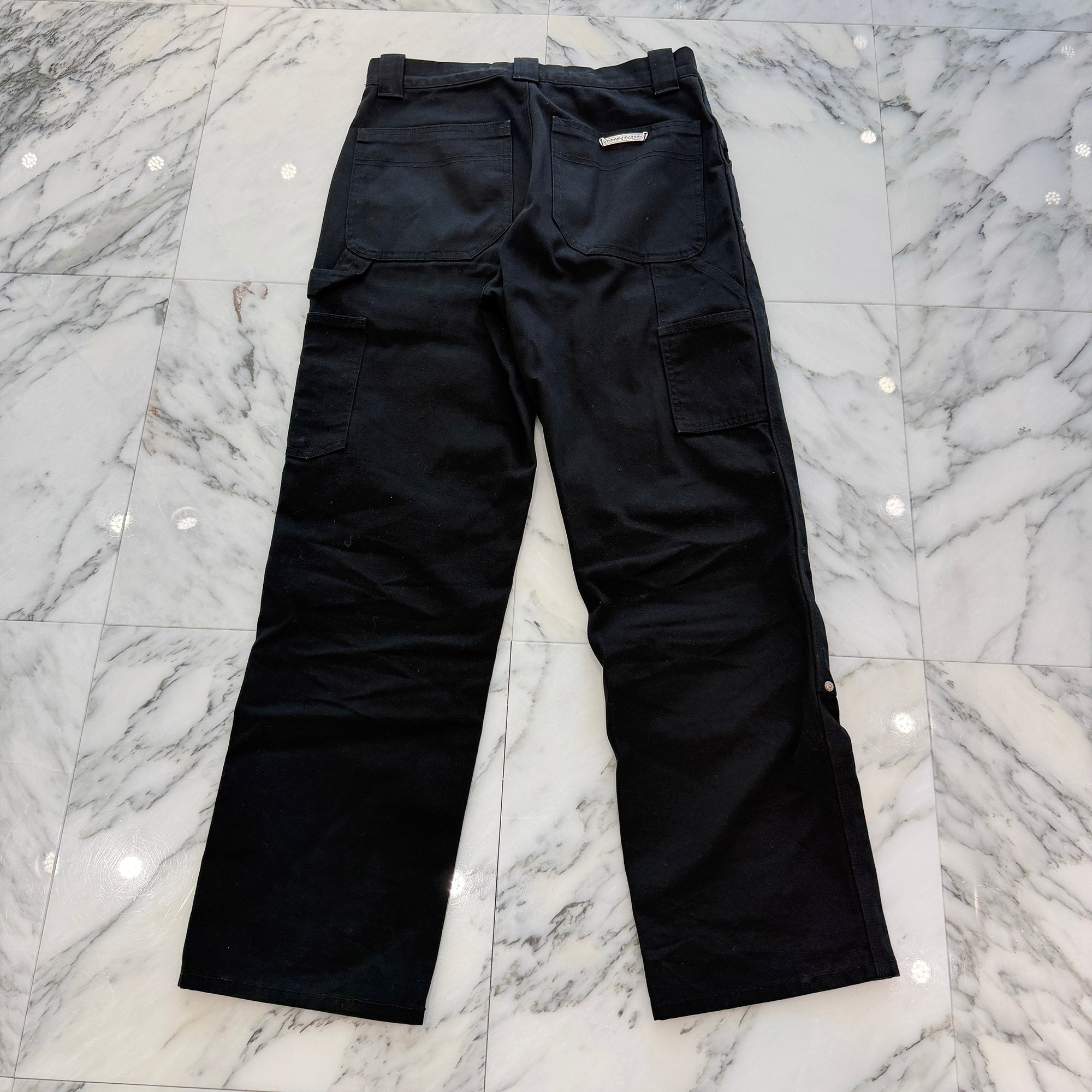 CHROME HEARTS Carpenter Cross Ball Button Denim Pants Size 30 クロムハーツ カーペンター クロスボールボタン デニムパンツ サイズ30
