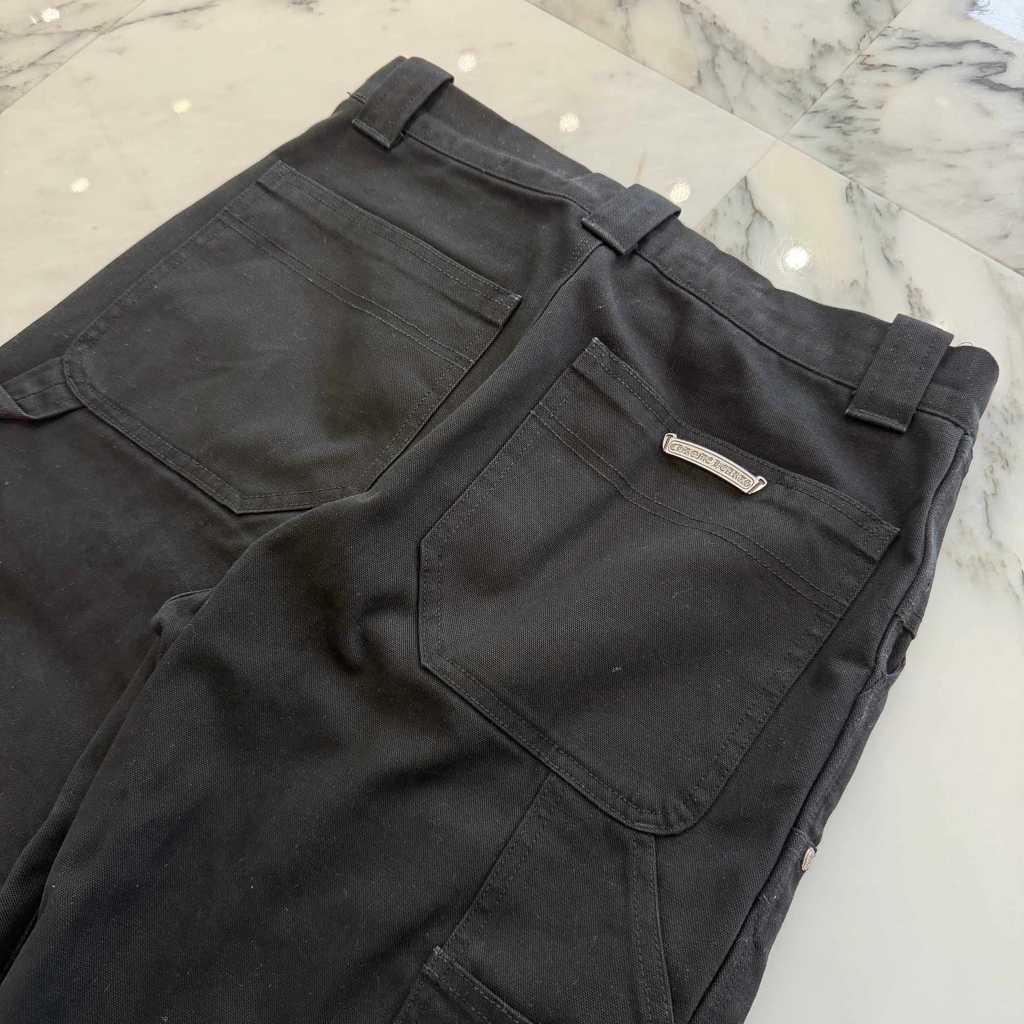 CHROME HEARTS Carpenter Cross Ball Button Denim Pants Size 30 クロムハーツ カーペンター クロスボールボタン デニムパンツ サイズ30