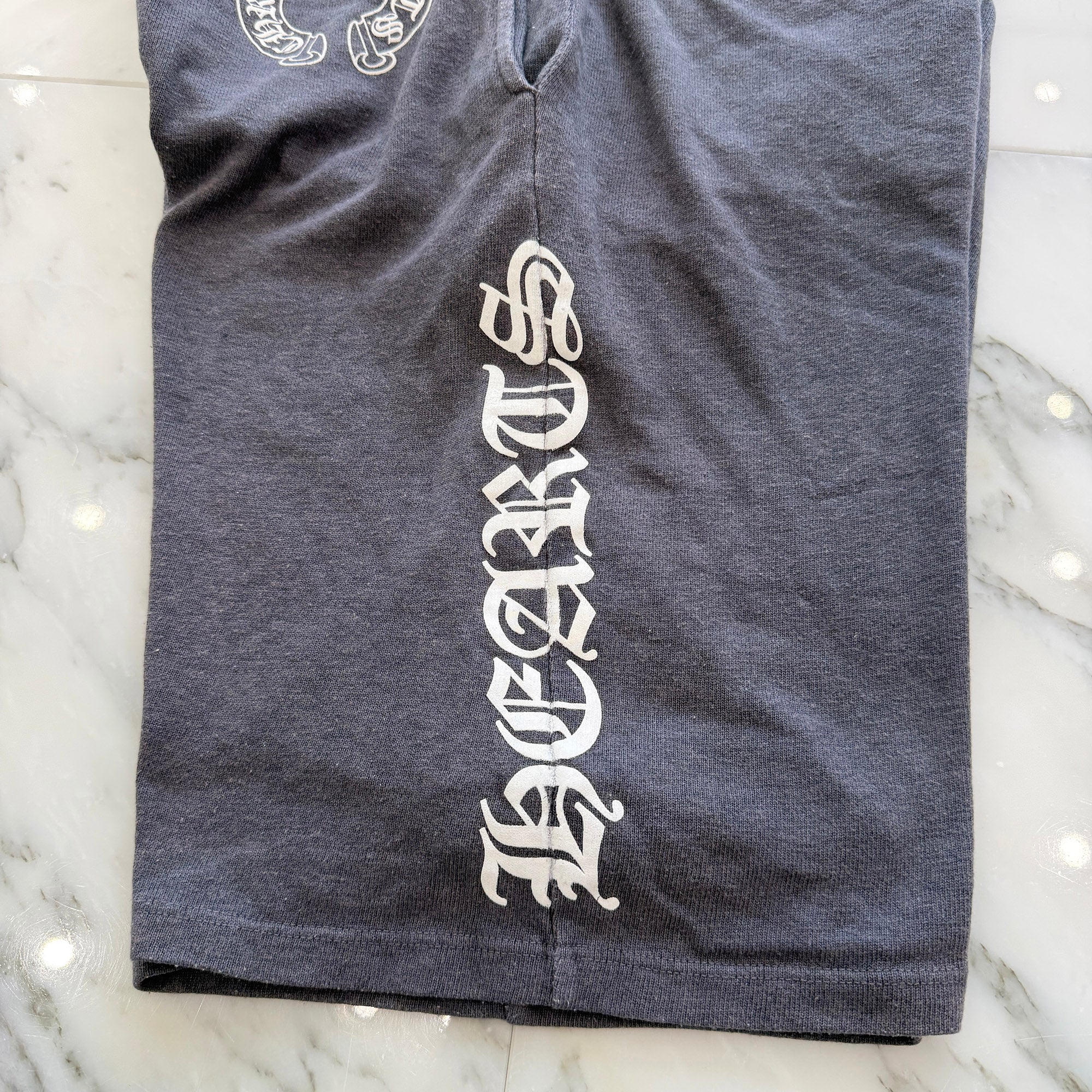 CHROME HEARTS Horseshoe Side Logo Sweat Shorts Size M クロムハーツ ホースシュー サイドロゴ スウェット ショーツ サイズM