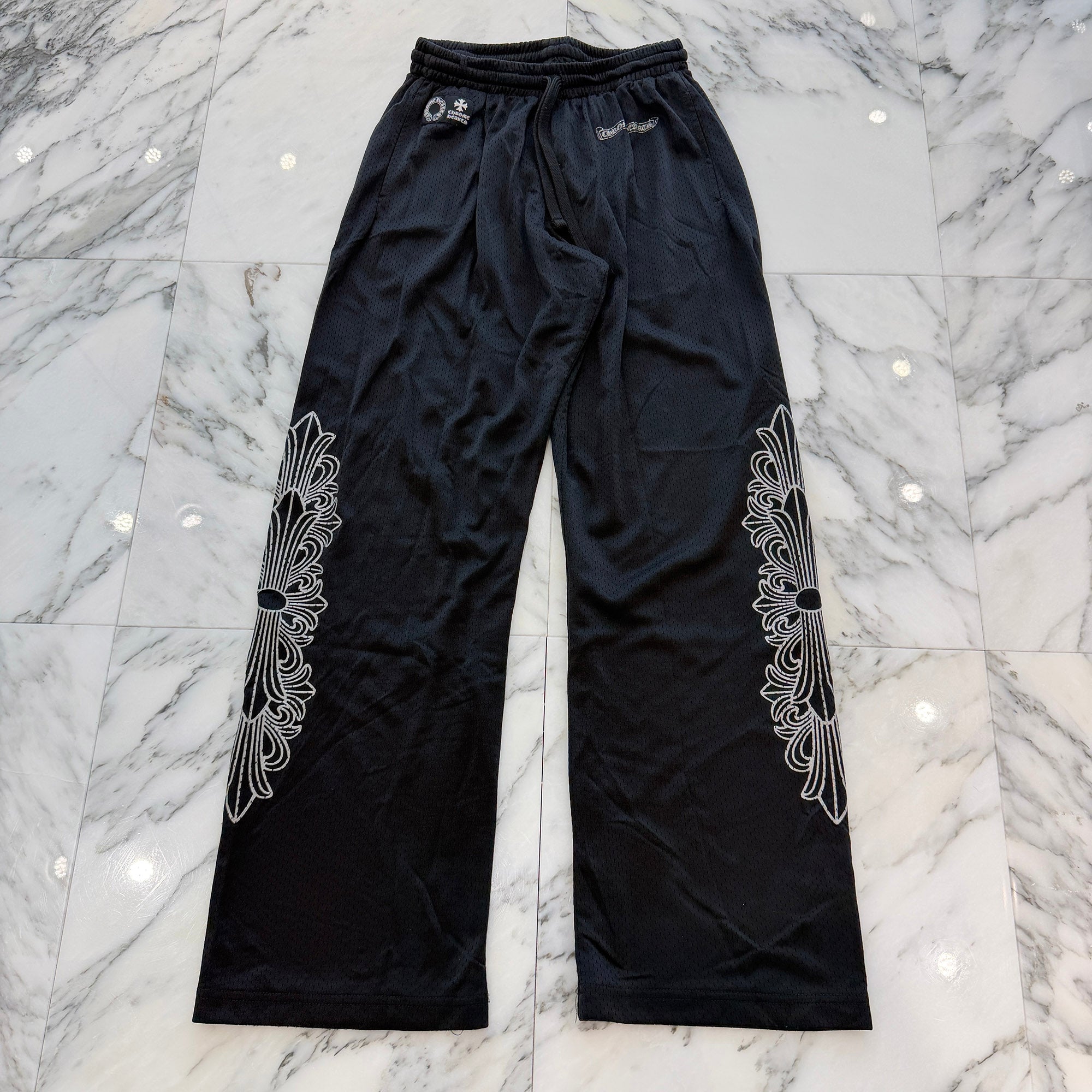 CHROME HEARTS Mesh Warm Up Jersey Long Pants Size S クロムハーツ メッシュウォームアップジャージー ロングパンツ サイズS