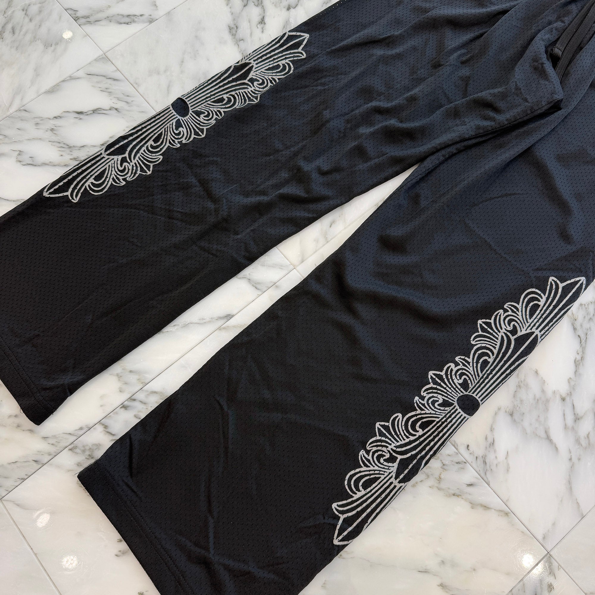 CHROME HEARTS Mesh Warm Up Jersey Long Pants Size S クロムハーツ メッシュウォームアップジャージー ロングパンツ サイズS