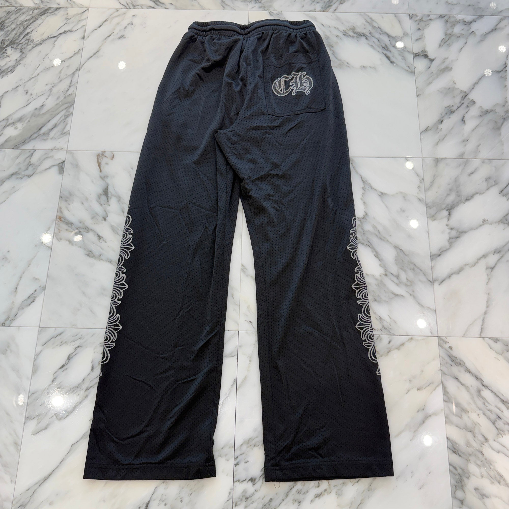 CHROME HEARTS Mesh Warm Up Jersey Long Pants Size S クロムハーツ メッシュウォームアップジャージー ロングパンツ サイズS