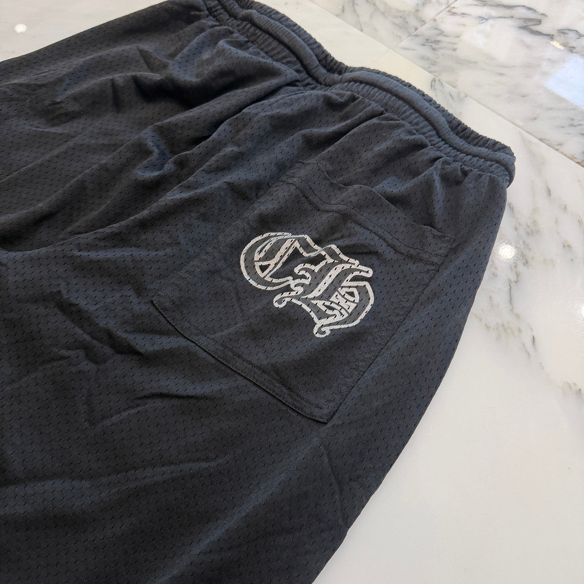 CHROME HEARTS Mesh Warm Up Jersey Long Pants Size S クロムハーツ メッシュウォームアップジャージー ロングパンツ サイズS