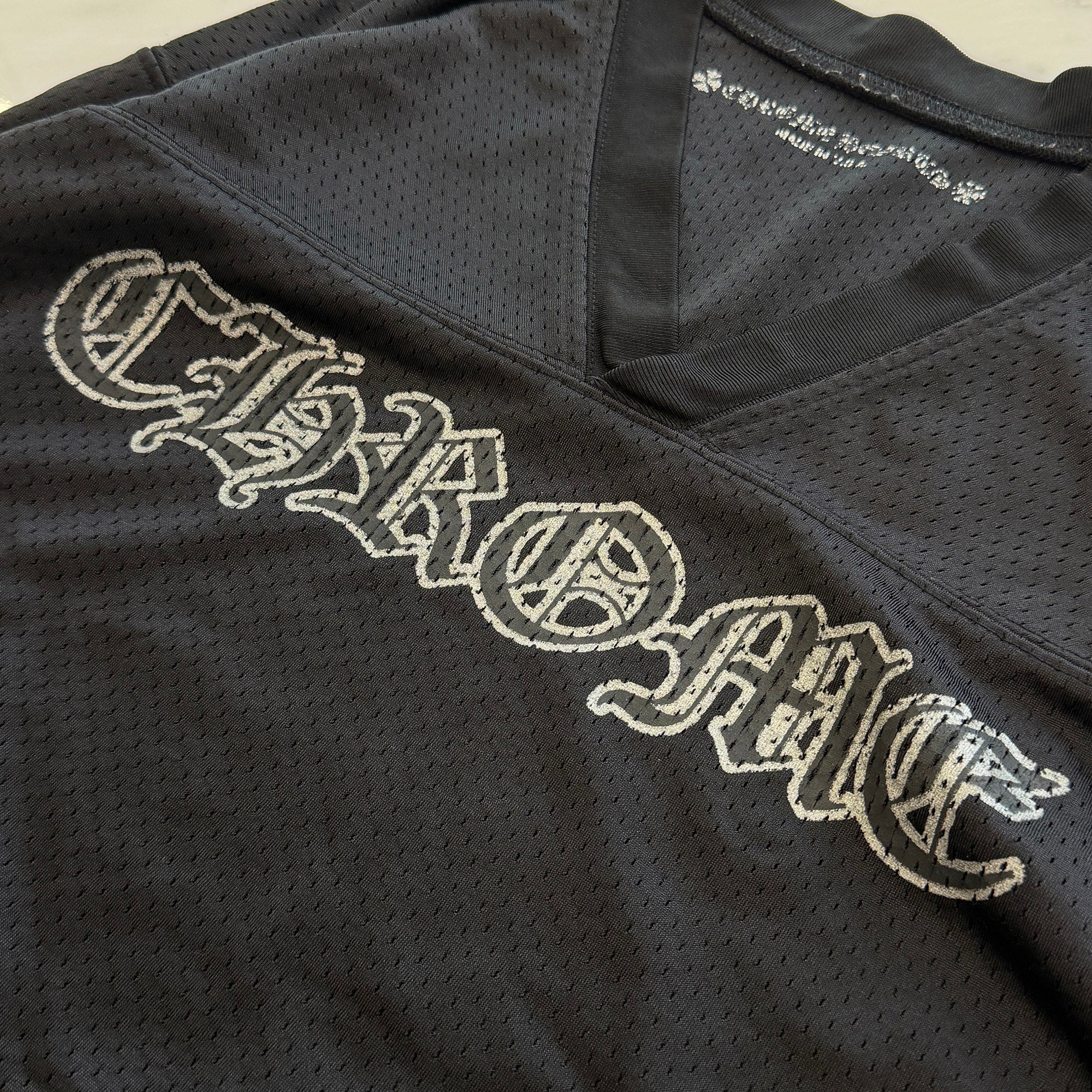 CHROME HEARTS Mesh Warm Up Jersey L/S Tee Size S クロムハーツ メッシュウォームアップジャージー ロングスリーブTシャツ サイズS