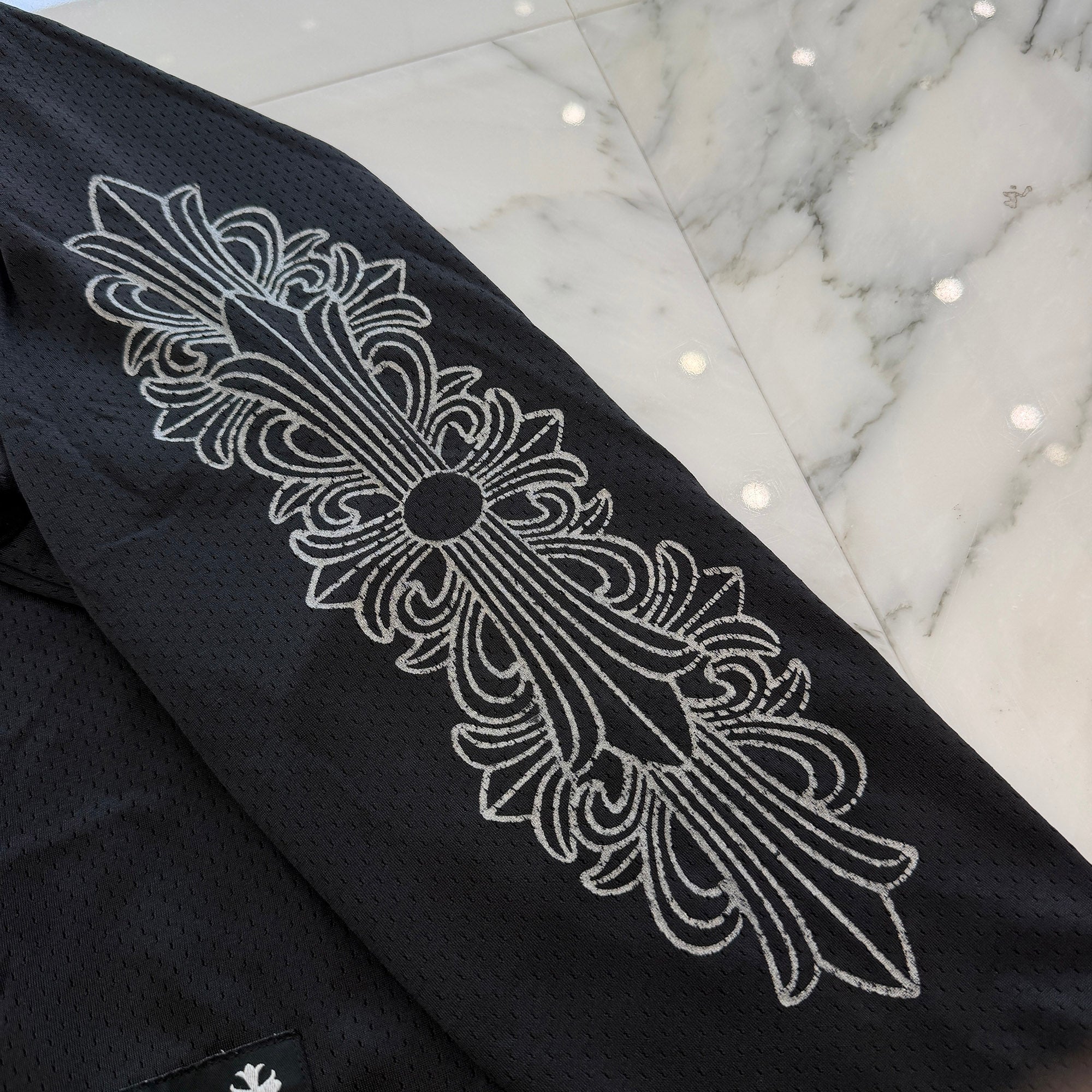 CHROME HEARTS Mesh Warm Up Jersey L/S Tee Size S クロムハーツ メッシュウォームアップジャージー ロングスリーブTシャツ サイズS