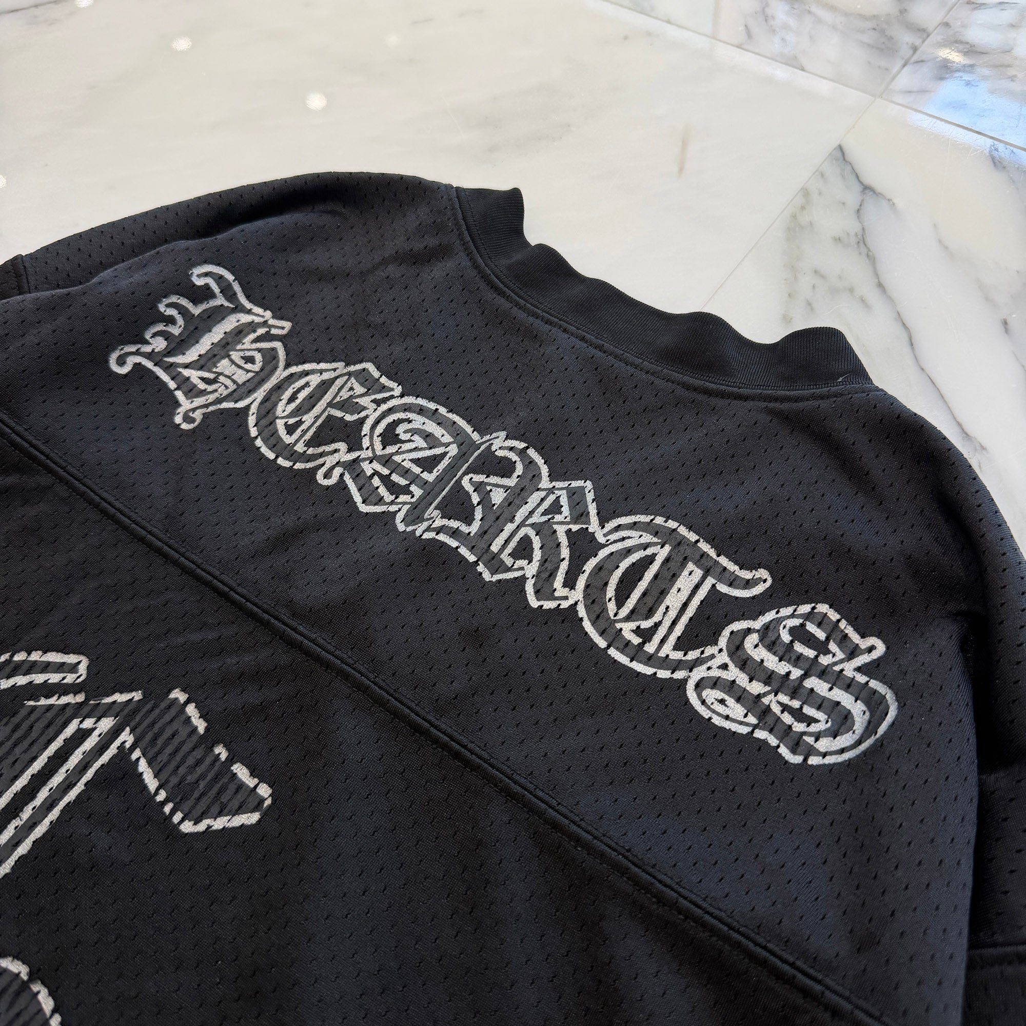 CHROME HEARTS Mesh Warm Up Jersey L/S Tee Size S クロムハーツ メッシュウォームアップジャージー ロングスリーブTシャツ サイズS